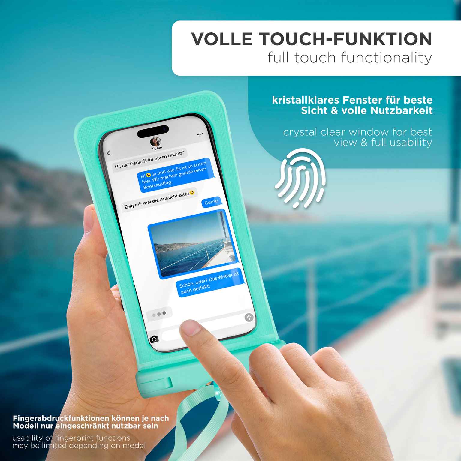 ONEFLOW Beach Bag iPhone Ultra wasserdichte Hülle – Produktbild 4
