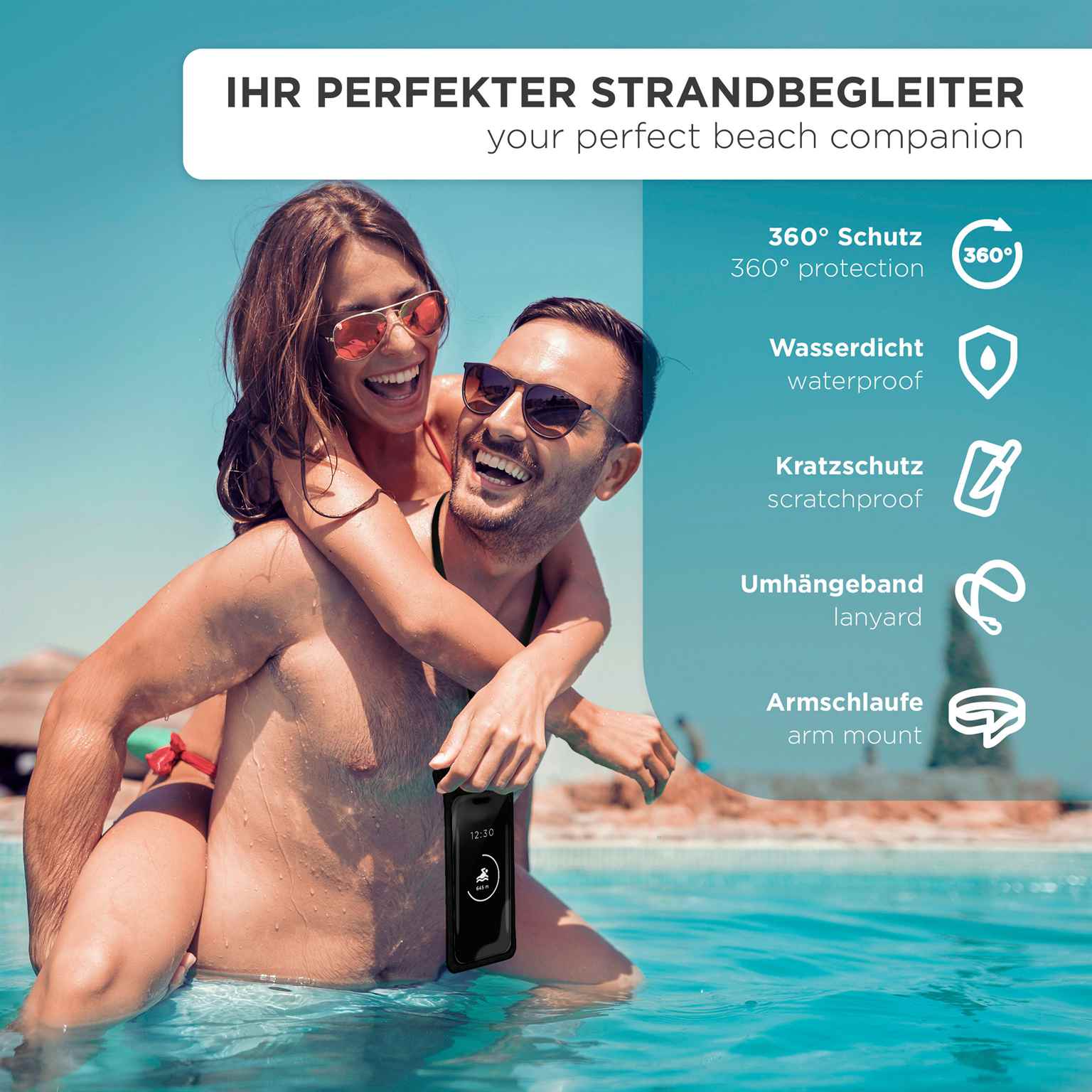 ONEFLOW Beach Bag Huawei Pura 90 wasserdichte Hülle – Produktbild 2