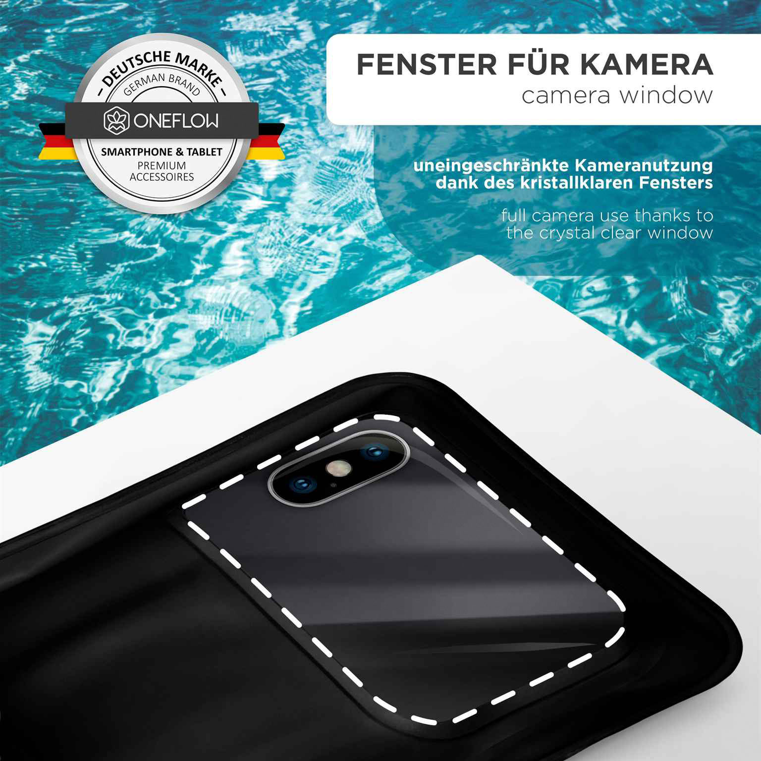 ONEFLOW Beach Bag Oppo Reno14 FS 5G wasserdichte Hülle – Produktbild 5