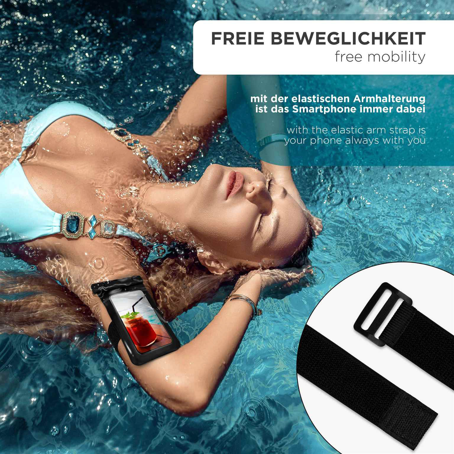 ONEFLOW Beach Bag Oppo Reno14 FS 5G wasserdichte Hülle – Produktbild 7