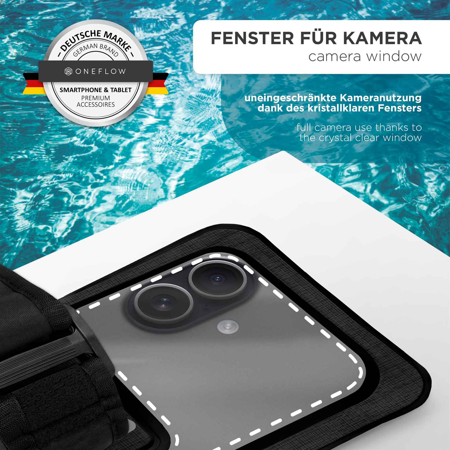 ONEFLOW Beach Bag Oppo Reno16 F 5G wasserdichte Hülle – Produktbild 5