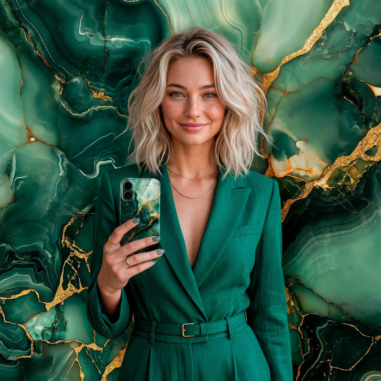 ONEFLOW Bliss Cover iPhone 12 Hülle in Marmor Design – Produktbild 3