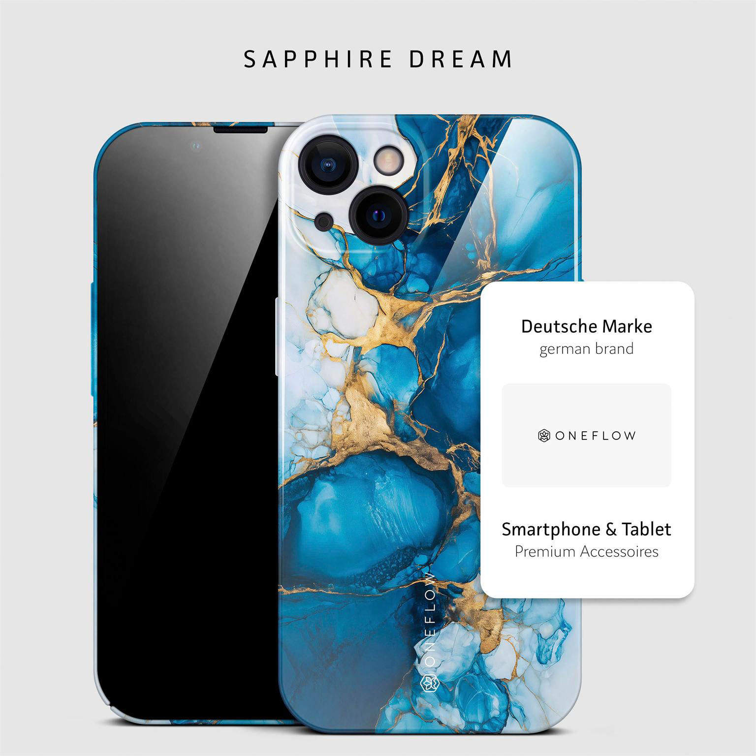 ONEFLOW Bliss Cover iPhone 13 Hülle in Marmor Design – Produktbild 4