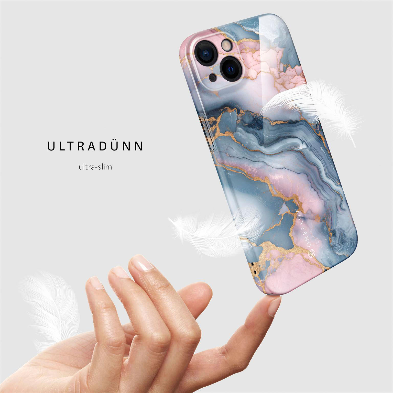 ONEFLOW Bliss Cover iPhone 13 Hülle in Marmor Design – Produktbild 5