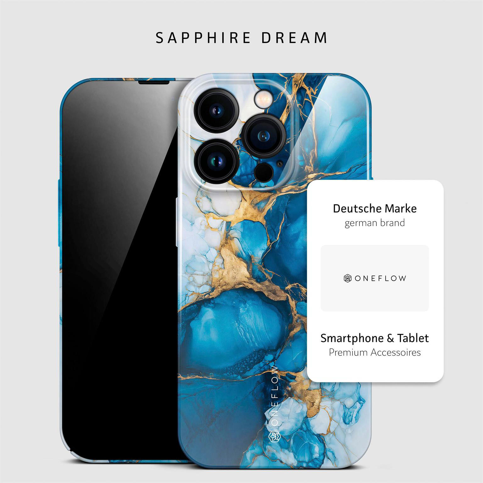 ONEFLOW Bliss Cover iPhone 14 Pro Hülle in Marmor Design – Produktbild 4