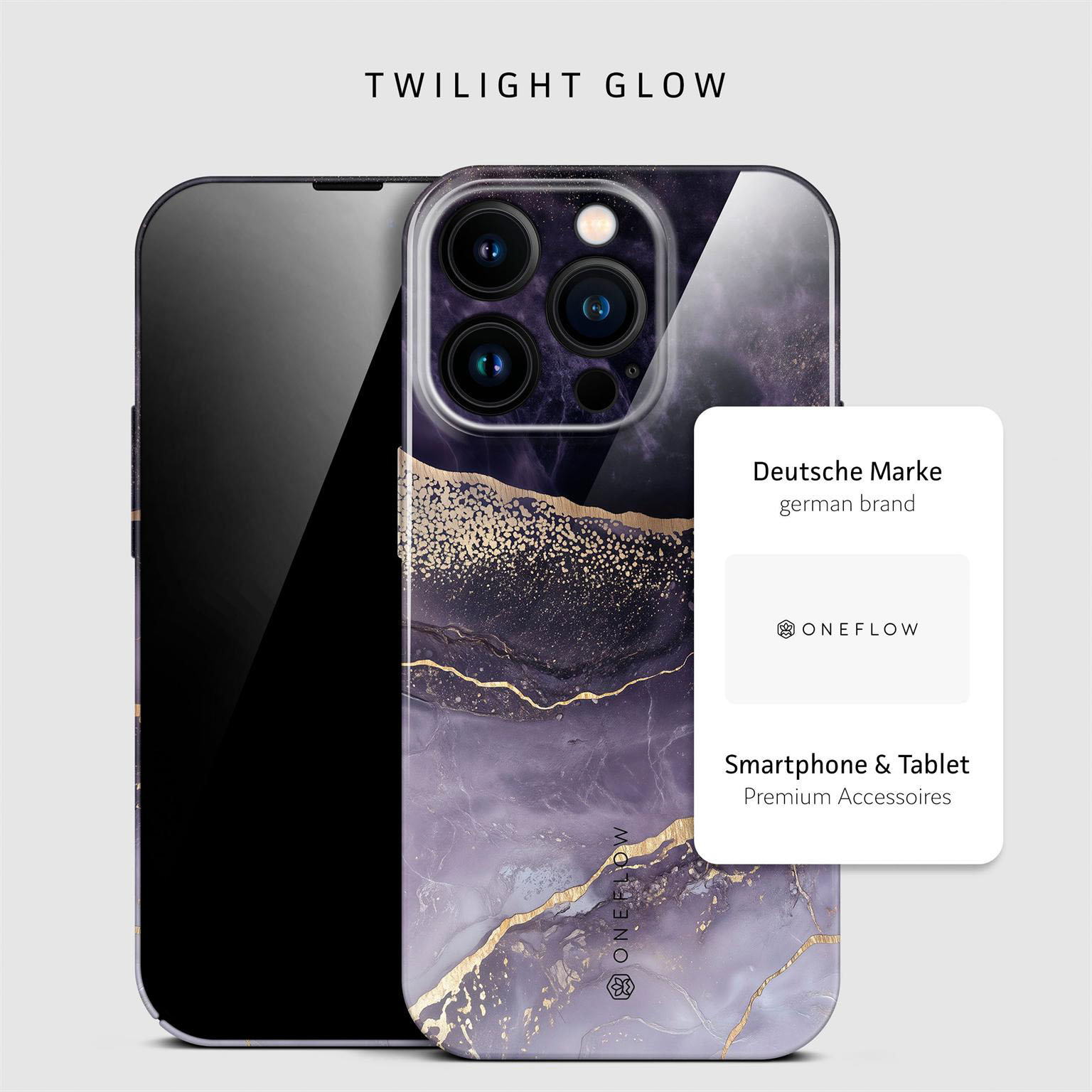 ONEFLOW Bliss Cover iPhone 14 Pro Hülle in Marmor Design – Produktbild 4