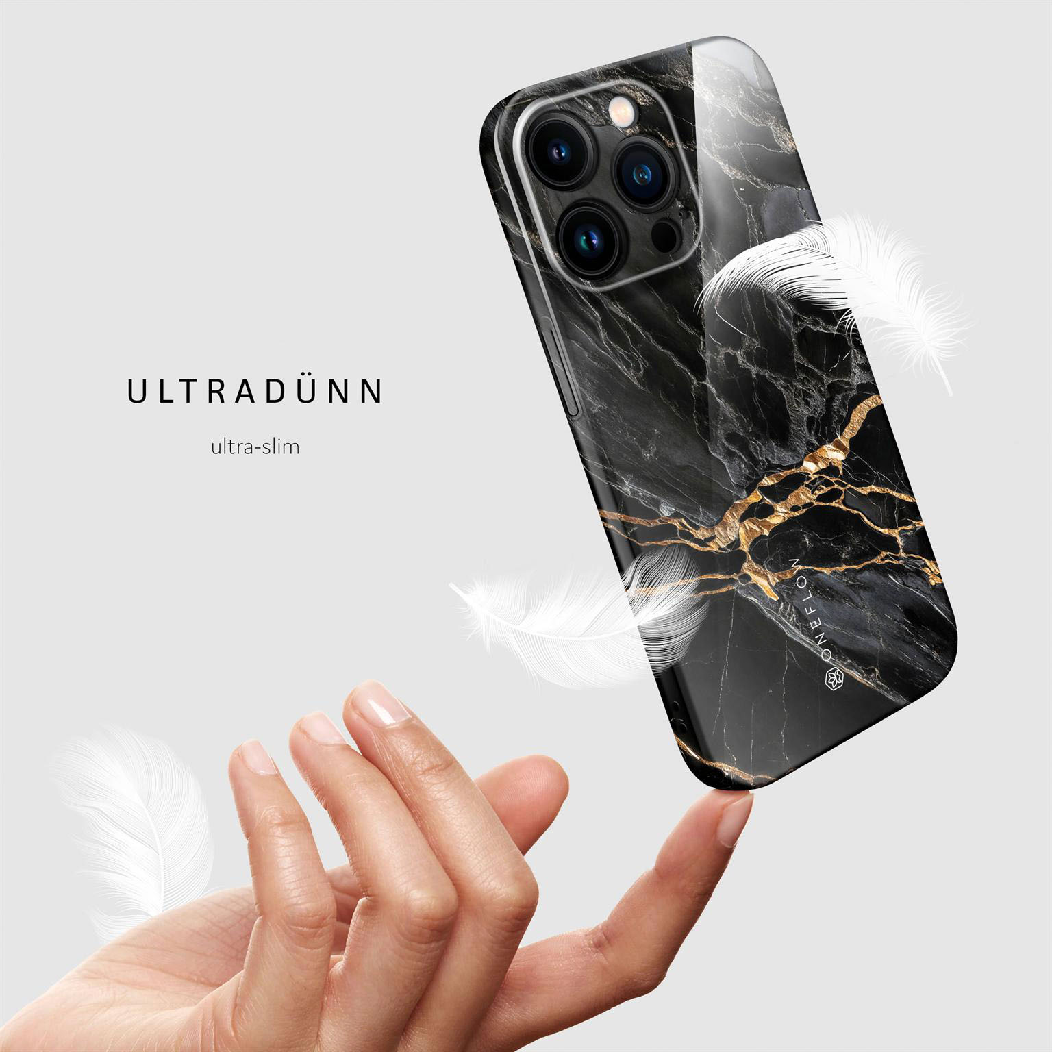 ONEFLOW Bliss Cover iPhone 14 Pro Hülle in Marmor Design – Produktbild 5