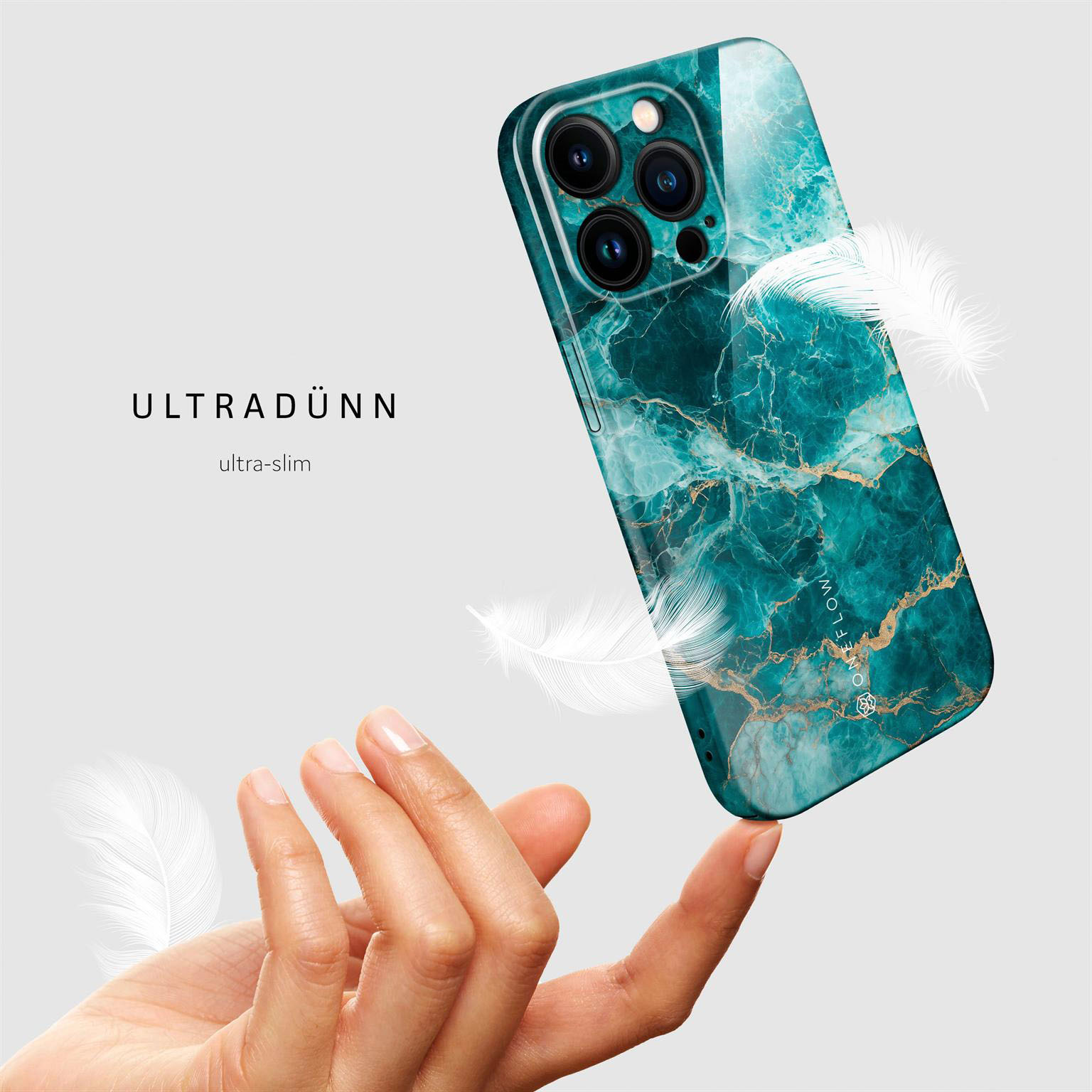 ONEFLOW Bliss Cover iPhone 14 Pro Hülle in Marmor Design – Produktbild 5