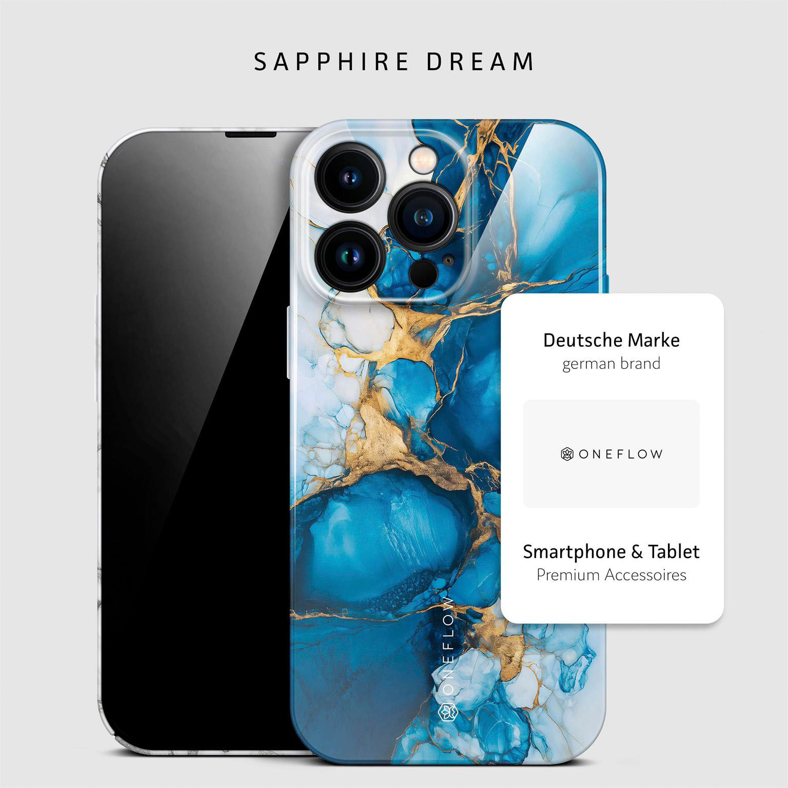 ONEFLOW Bliss Cover iPhone 15 Pro Max Hülle in Marmor Design – Produktbild 4