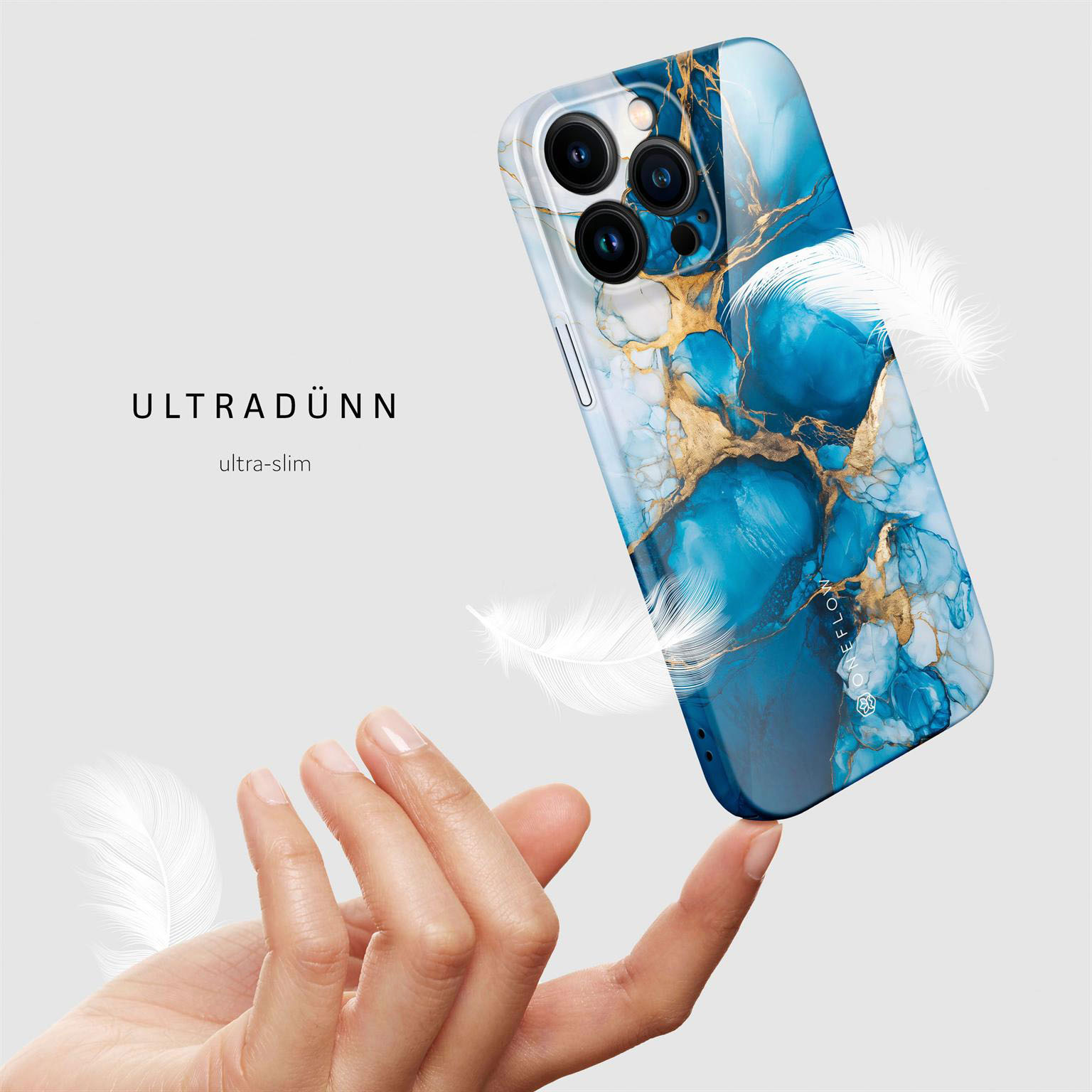 ONEFLOW Bliss Cover iPhone 15 Pro Max Hülle in Marmor Design – Produktbild 5