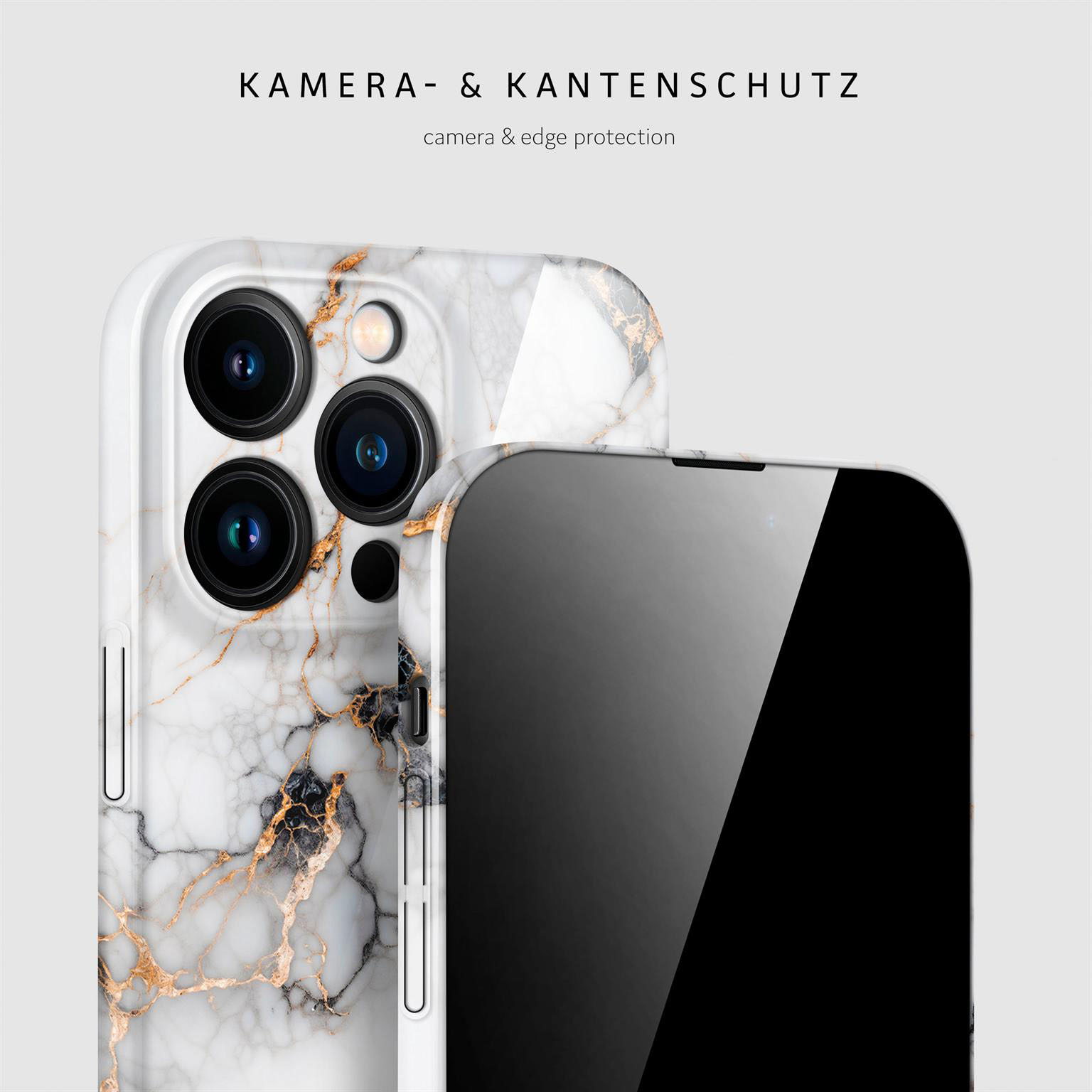 ONEFLOW Bliss Cover iPhone 15 Pro Max Hülle in Marmor Design – Produktbild 2