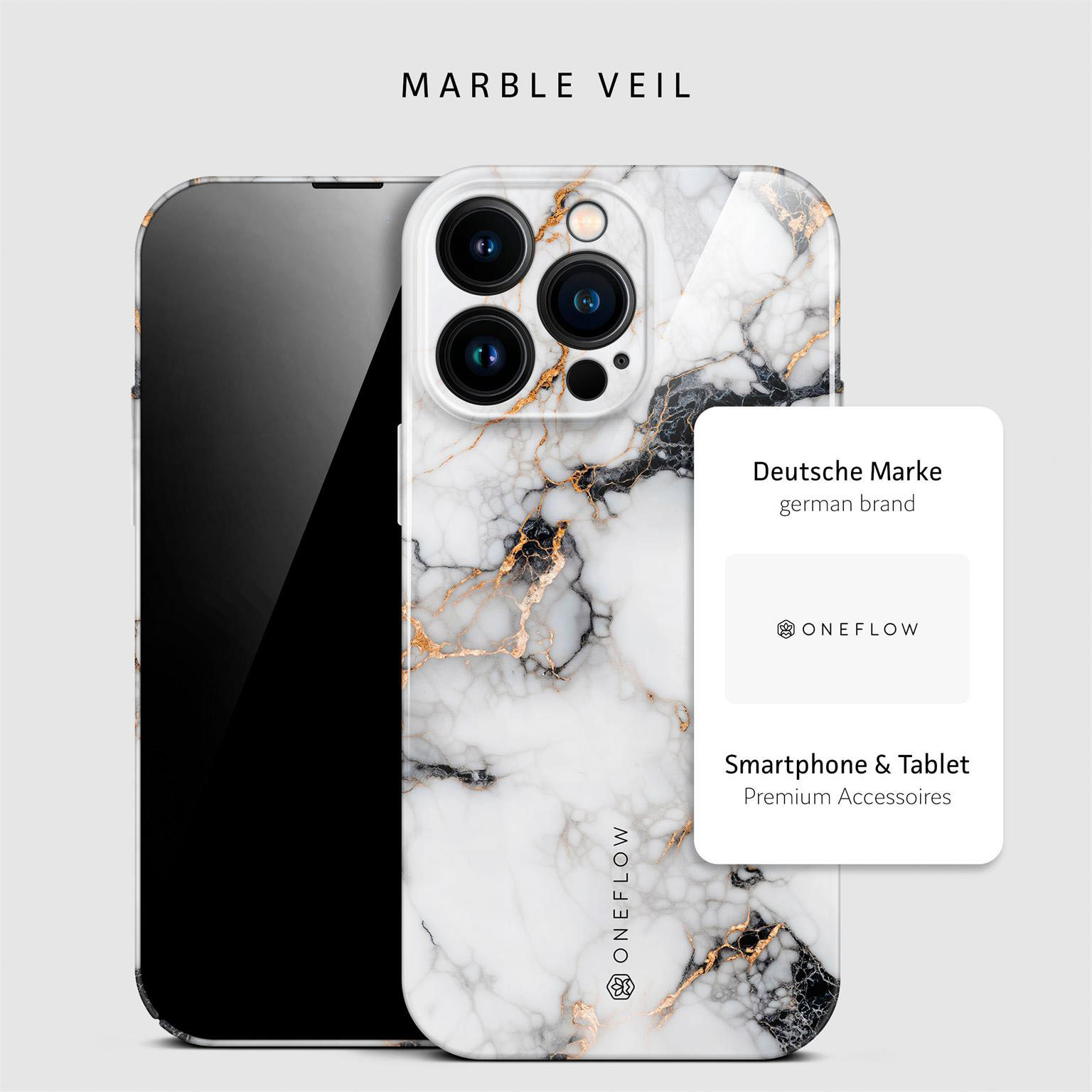ONEFLOW Bliss Cover iPhone 15 Pro Max Hülle in Marmor Design – Produktbild 4