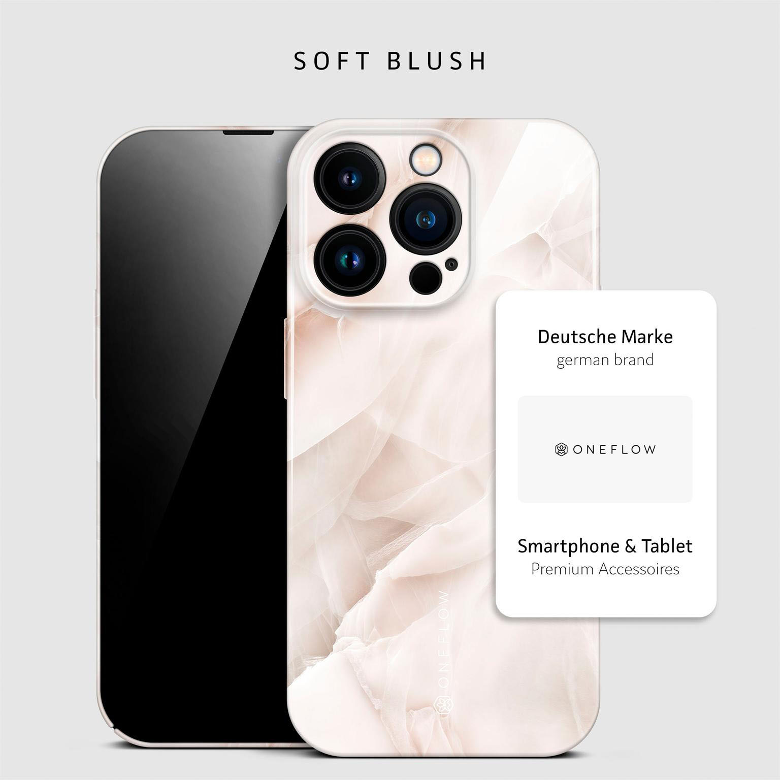 ONEFLOW Bliss Cover iPhone 15 Pro Hülle in Marmor Design – Produktbild 4