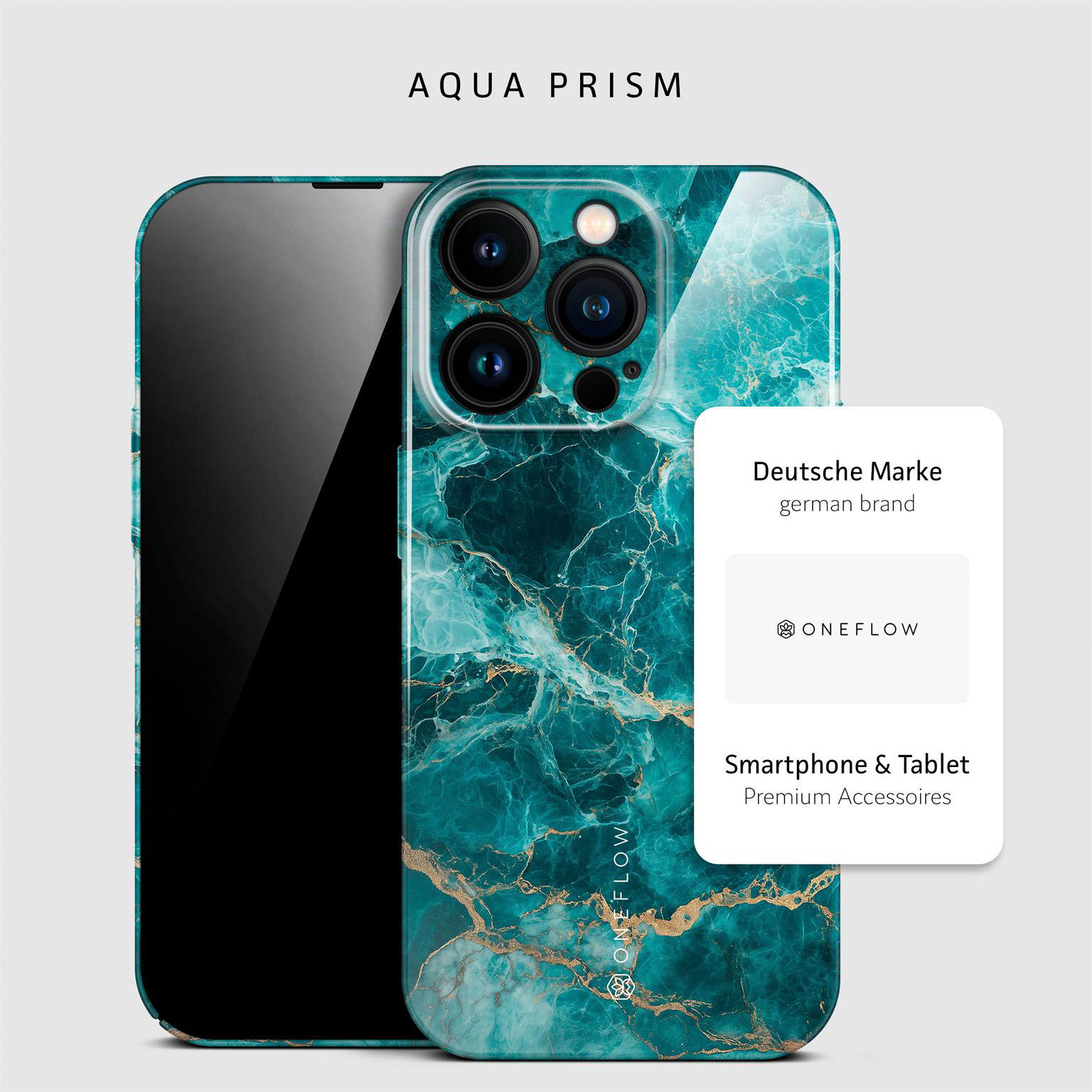 ONEFLOW Bliss Cover iPhone 15 Pro Hülle in Marmor Design – Produktbild 4