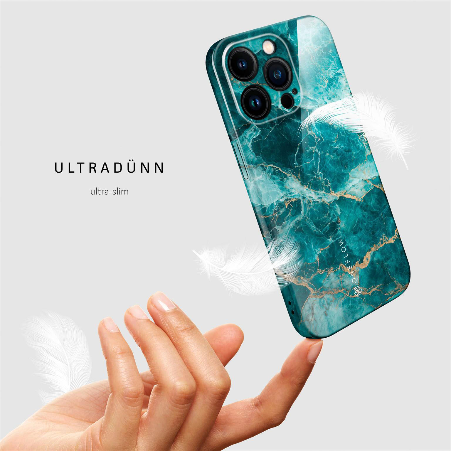 ONEFLOW Bliss Cover iPhone 15 Pro Hülle in Marmor Design – Produktbild 5