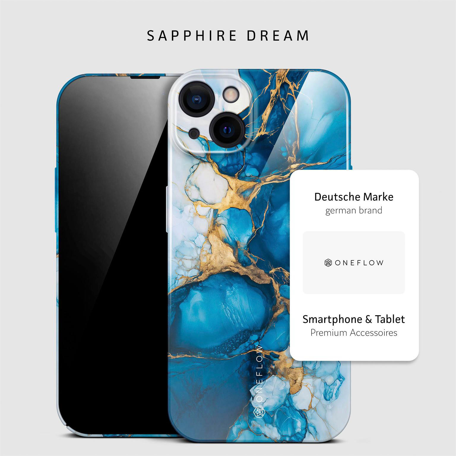 ONEFLOW Bliss Cover iPhone 15 Hülle in Marmor Design – Produktbild 4