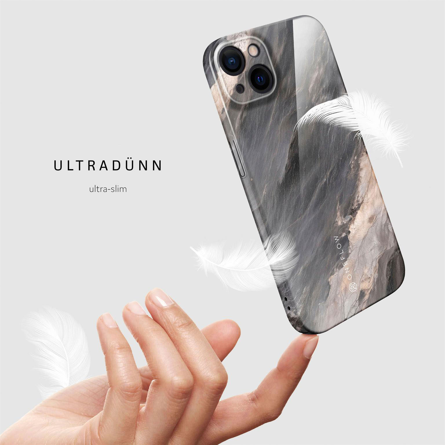 ONEFLOW Bliss Cover iPhone 15 Hülle in Marmor Design – Produktbild 5