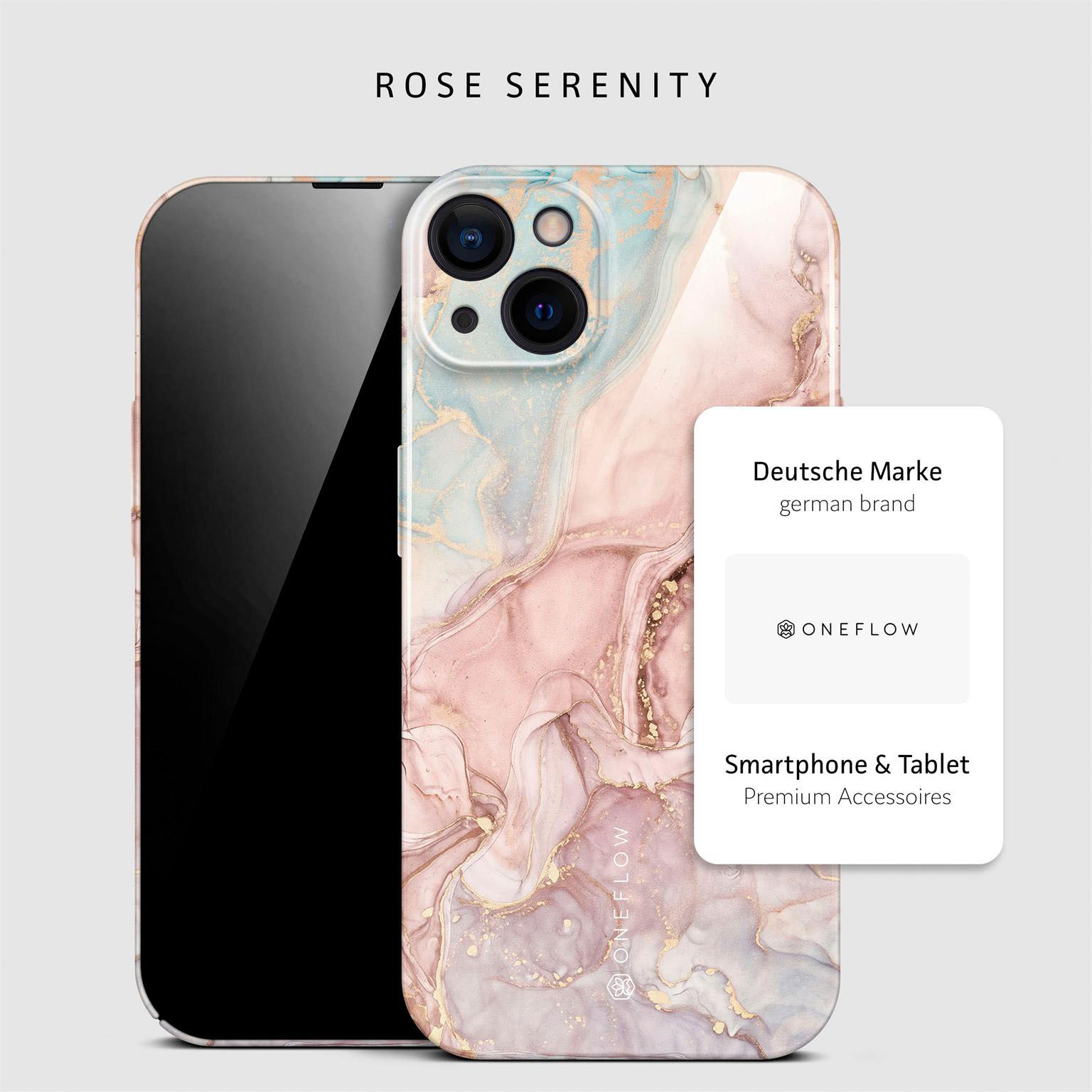 ONEFLOW Bliss Cover iPhone 15 Hülle in Marmor Design – Produktbild 4