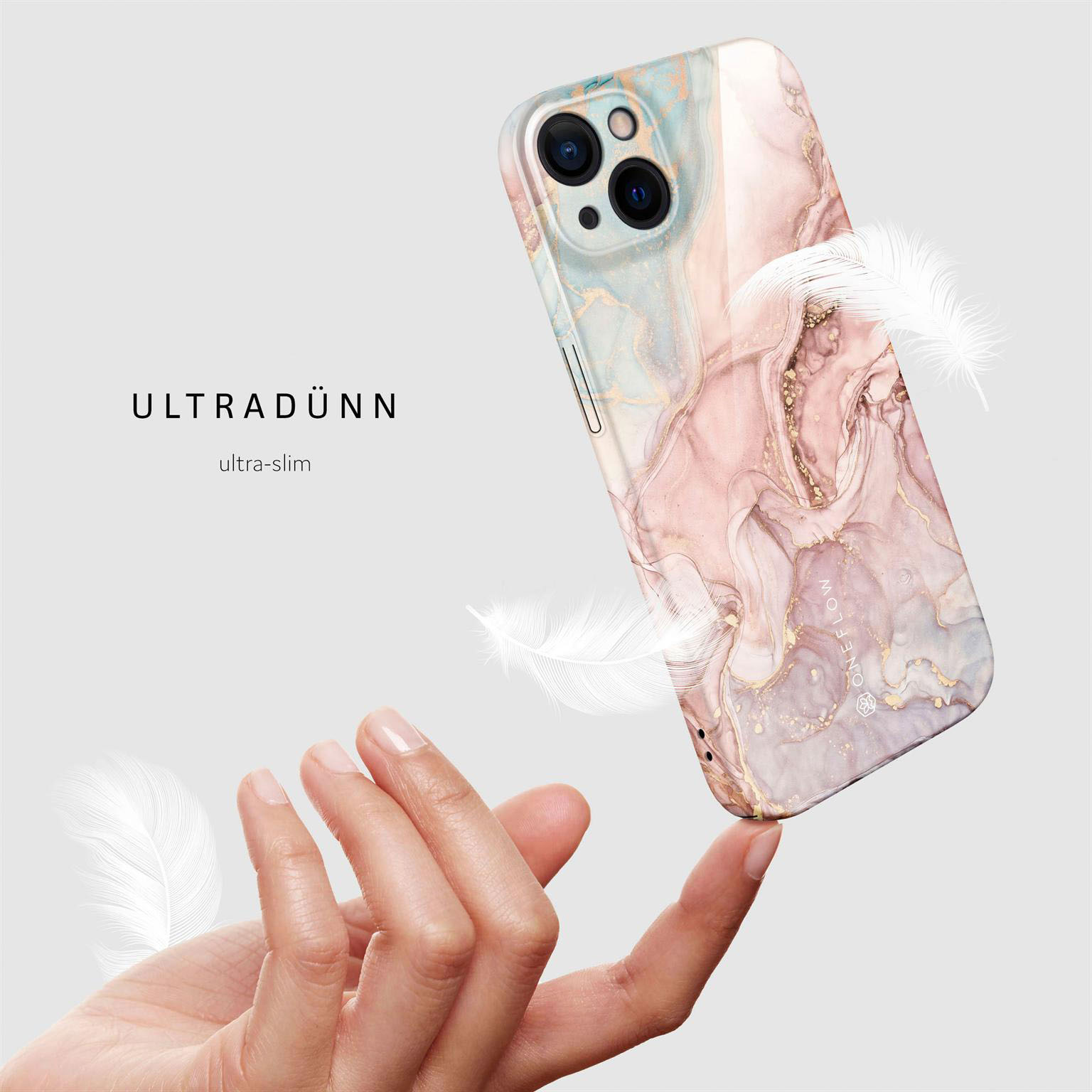 ONEFLOW Bliss Cover iPhone 15 Hülle in Marmor Design – Produktbild 5