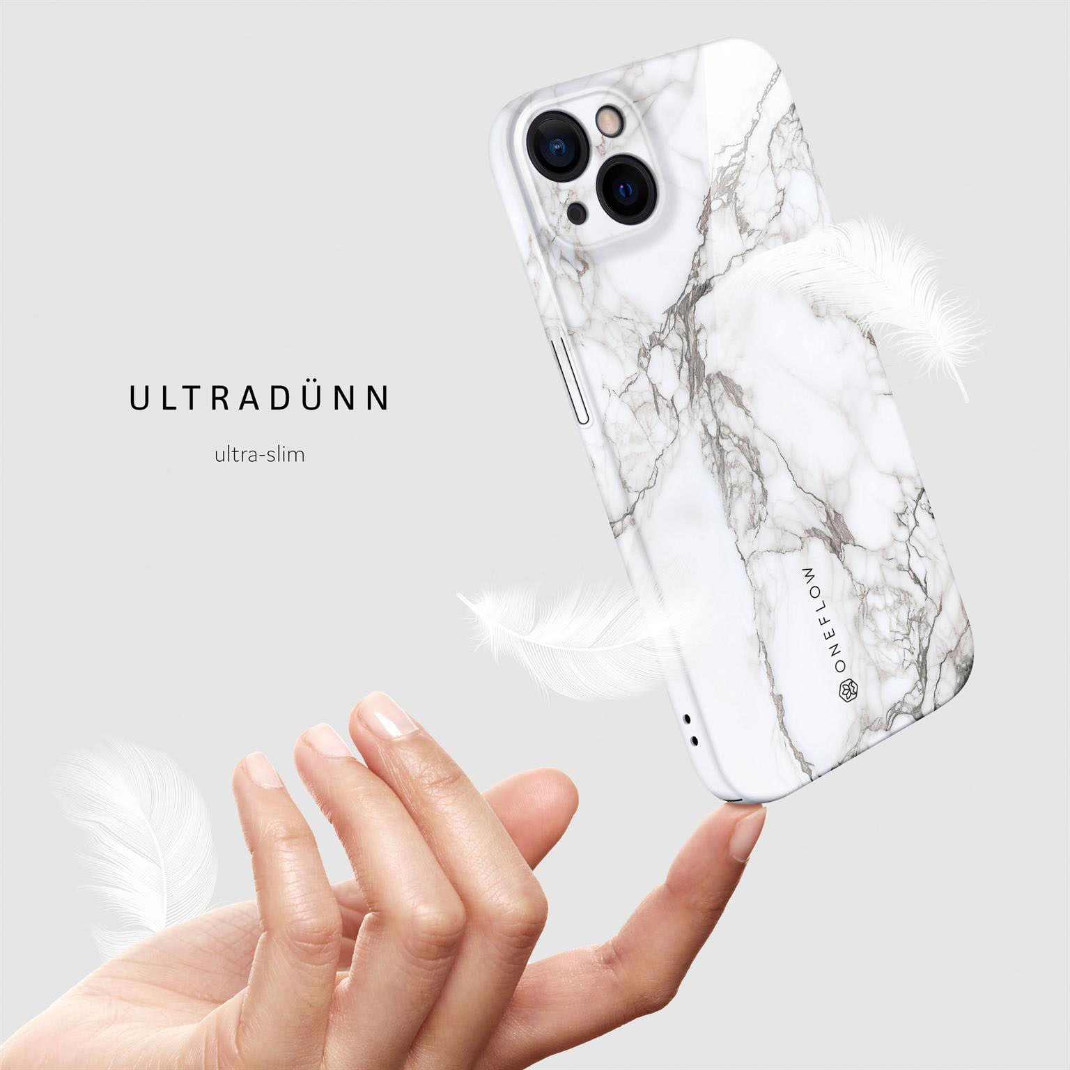 ONEFLOW Bliss Cover iPhone 15 Hülle in Marmor Design – Produktbild 5