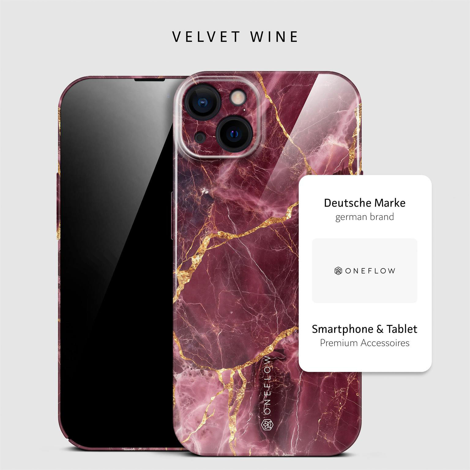 ONEFLOW Bliss Cover iPhone 15 Hülle in Marmor Design – Produktbild 4