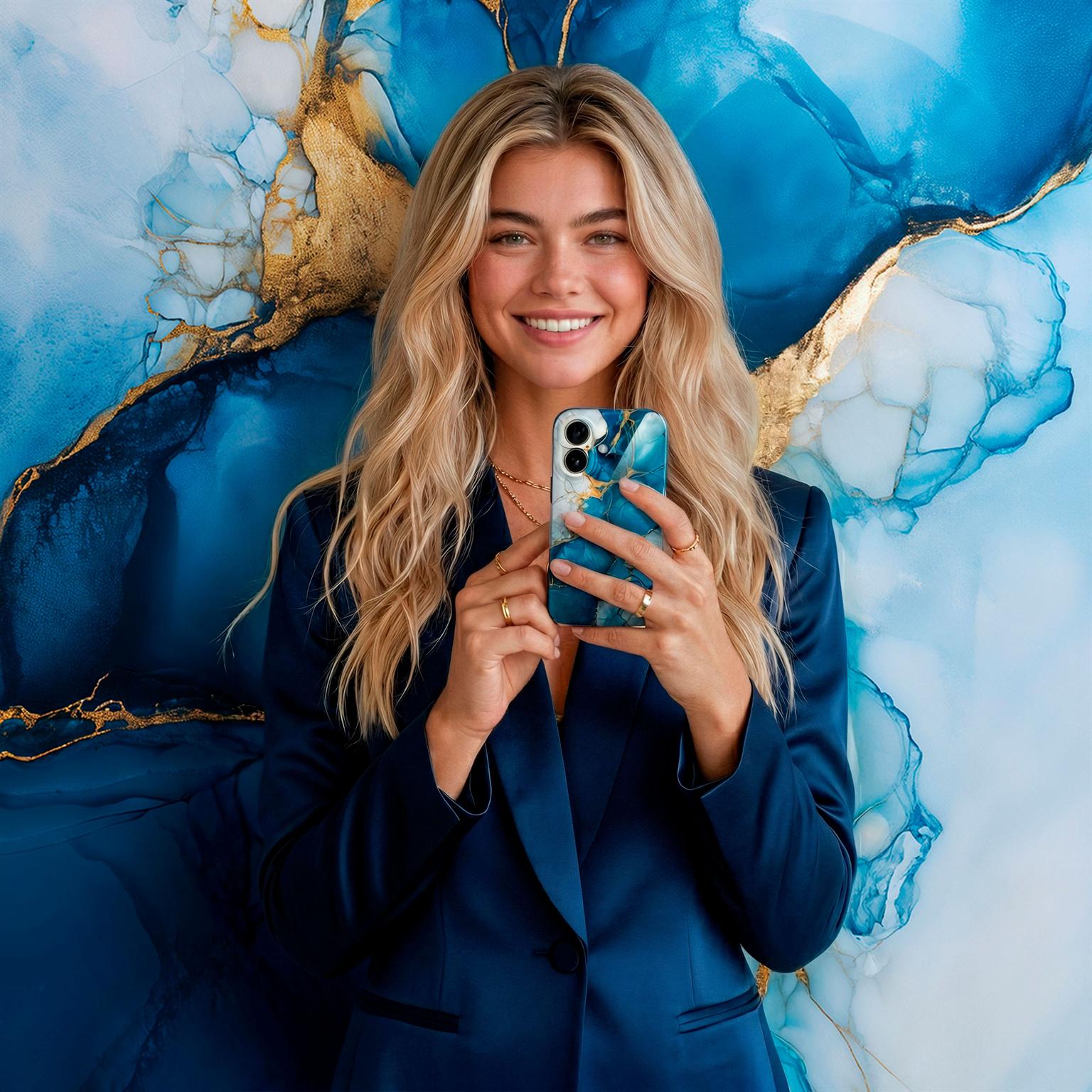 ONEFLOW Bliss Cover Samsung Galaxy A16 (4G) Hülle in Marmor Design – Produktbild 3