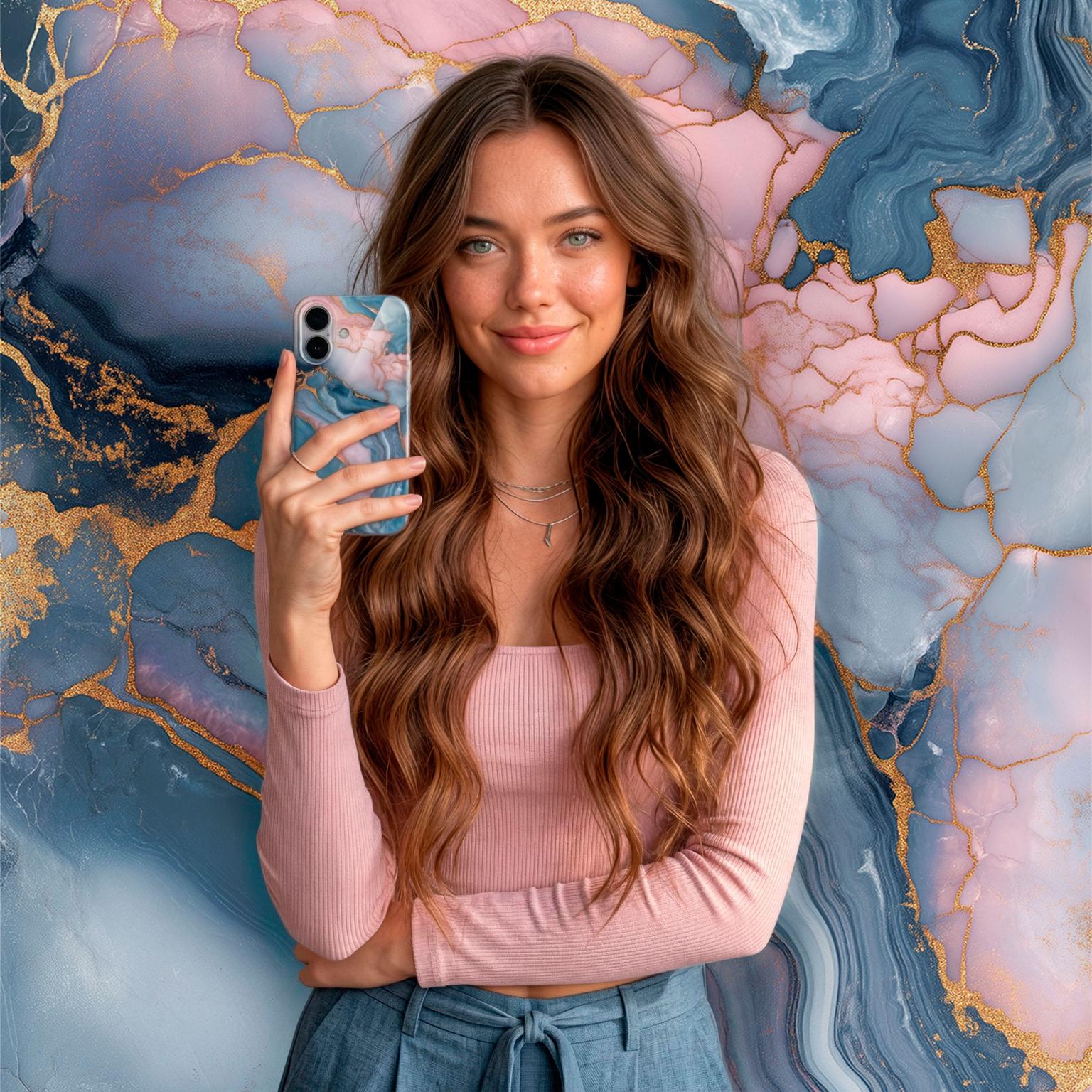 ONEFLOW Bliss Cover Samsung Galaxy A16 (4G) Hülle in Marmor Design – Produktbild 3