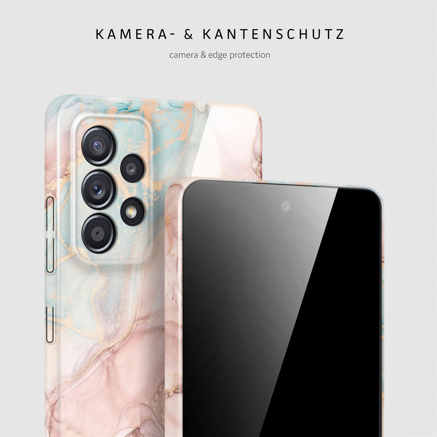 ONEFLOW Bliss Cover Samsung Galaxy A52 Hülle in Marmor Design – Produktbild 2