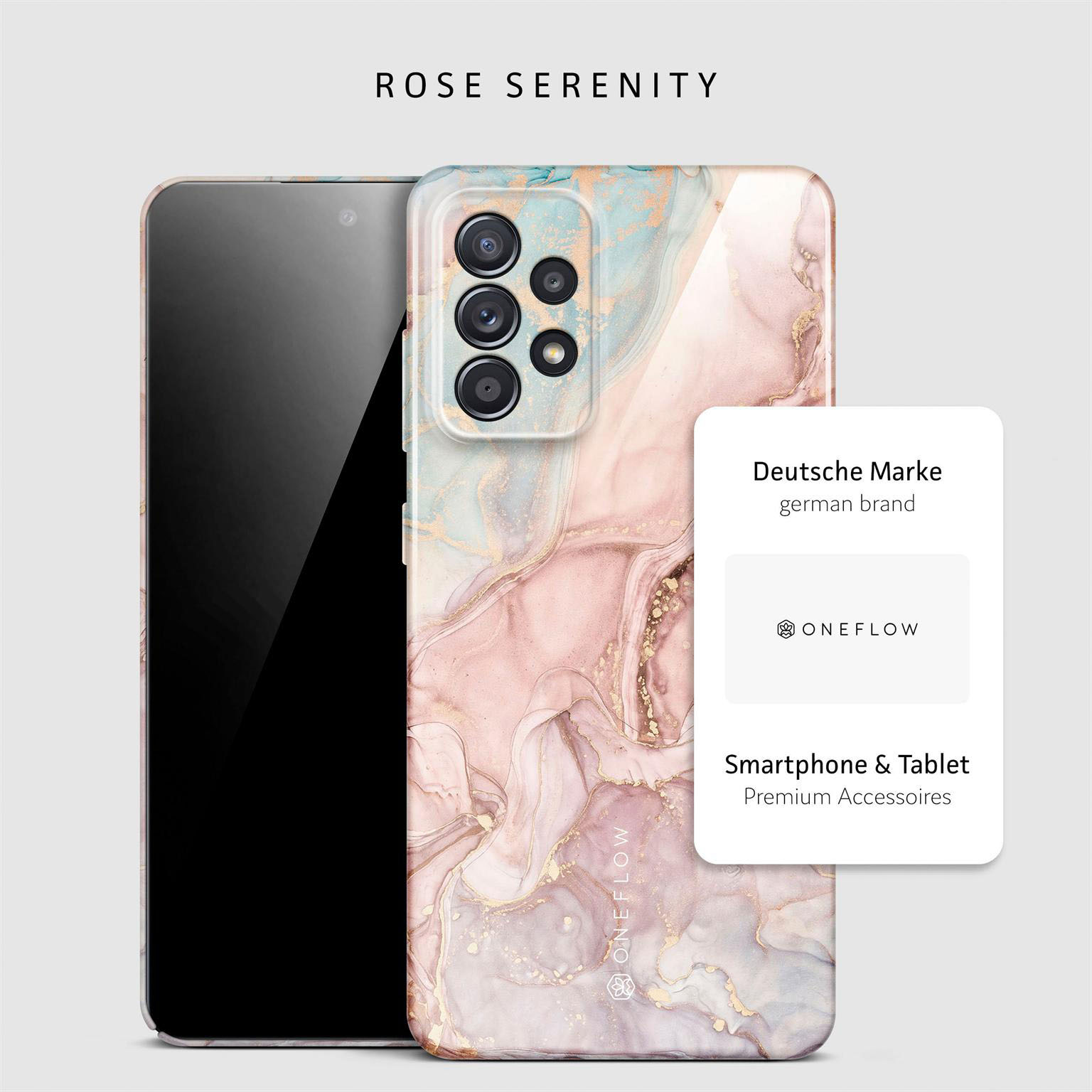 ONEFLOW Bliss Cover Samsung Galaxy A52 Hülle in Marmor Design – Produktbild 4