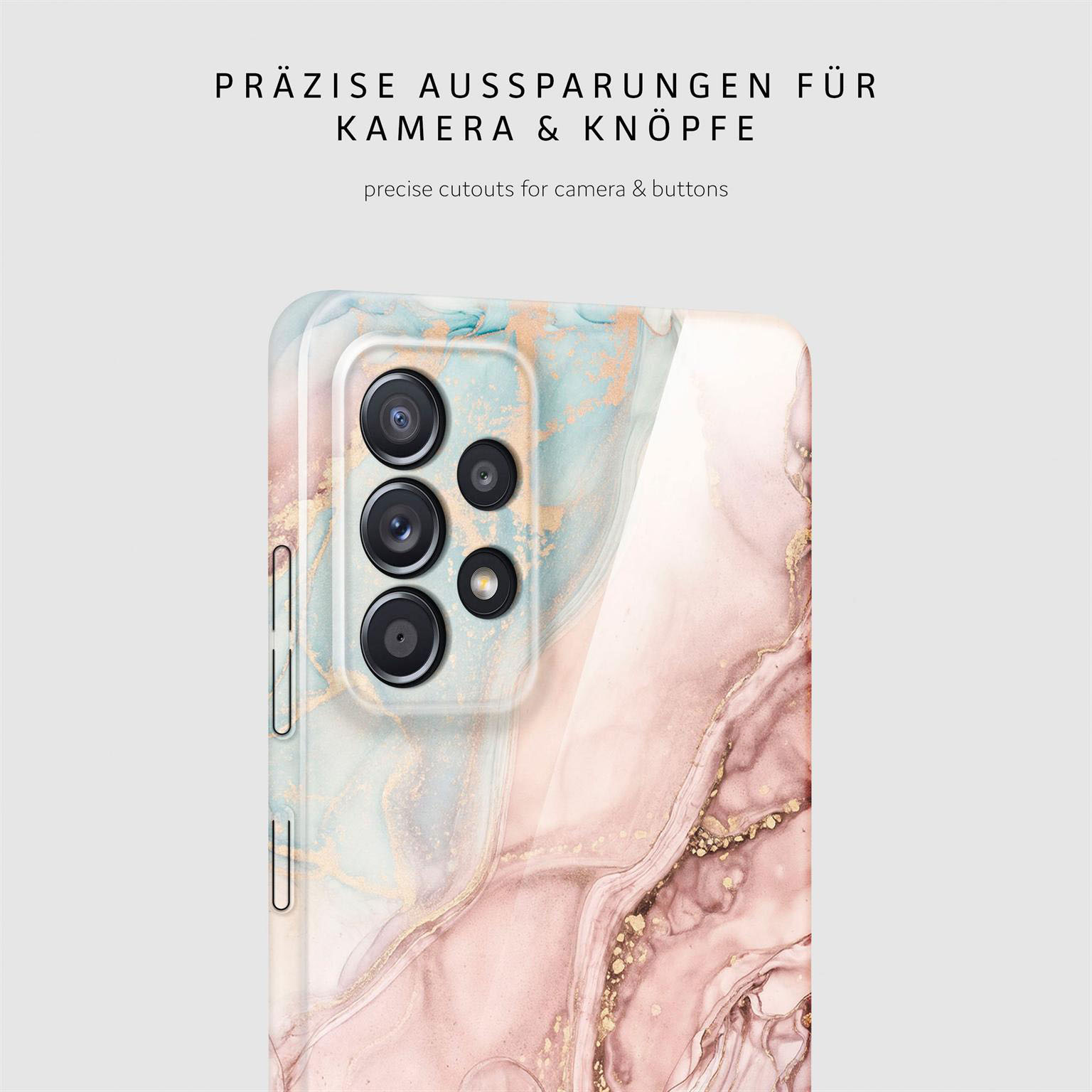 ONEFLOW Bliss Cover Samsung Galaxy A52 Hülle in Marmor Design – Produktbild 7