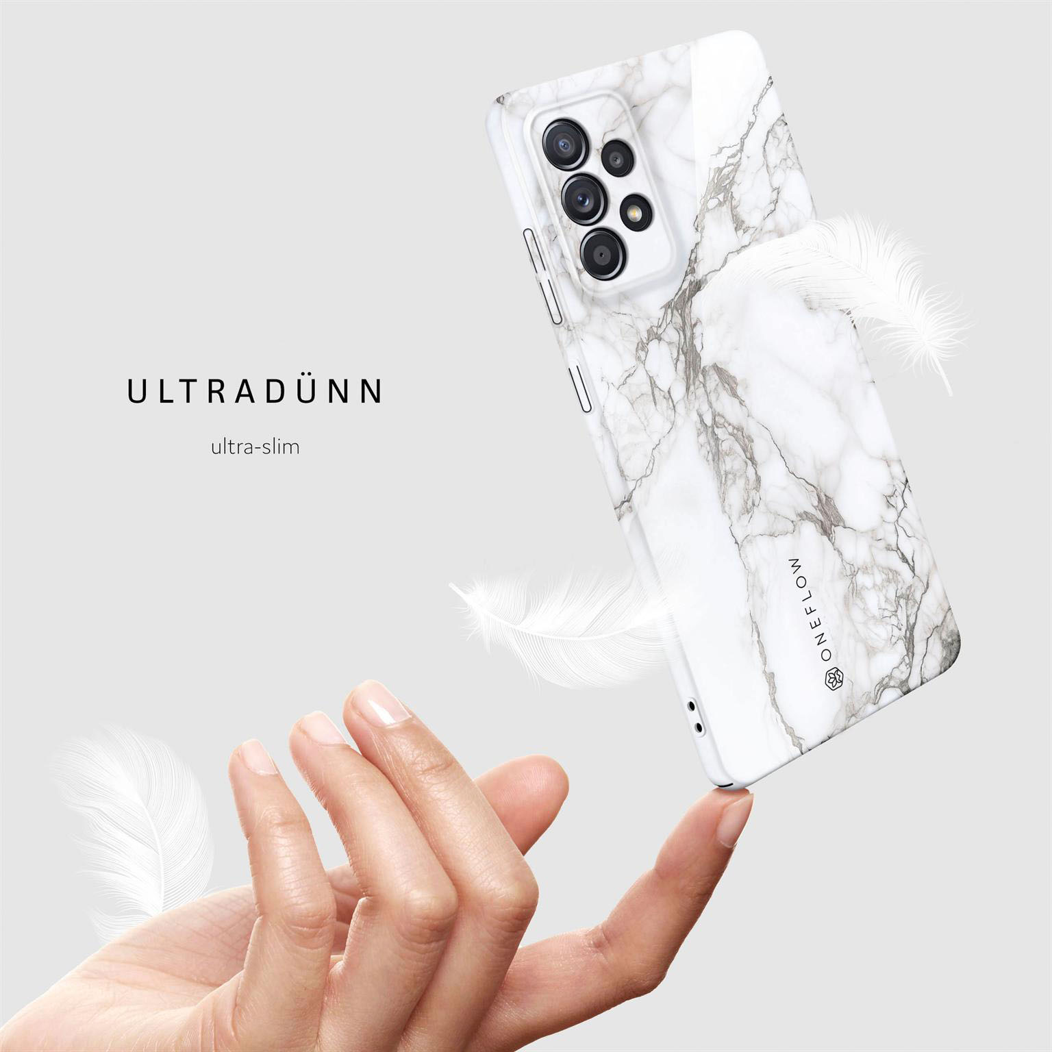 ONEFLOW Bliss Cover Samsung Galaxy A52 Hülle in Marmor Design – Produktbild 5