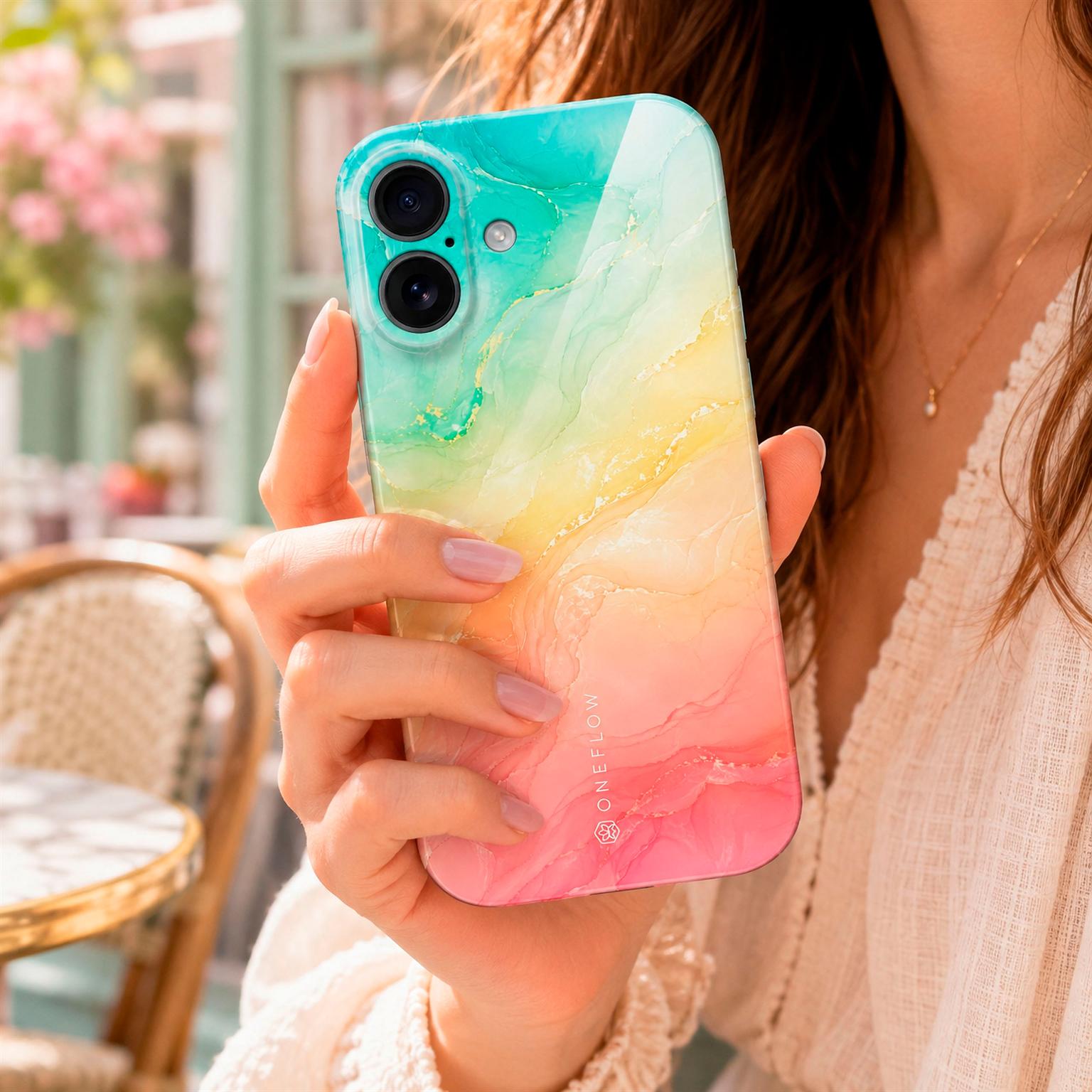 ONEFLOW Bliss Cover Samsung Galaxy A54 5G Hülle in Marmor Design – Produktbild 3