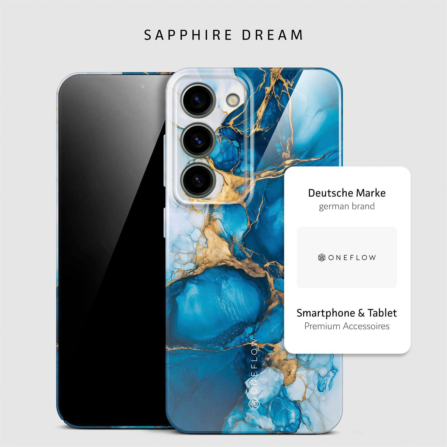 ONEFLOW Bliss Cover Samsung Galaxy S23 Hülle in Marmor Design – Produktbild 4