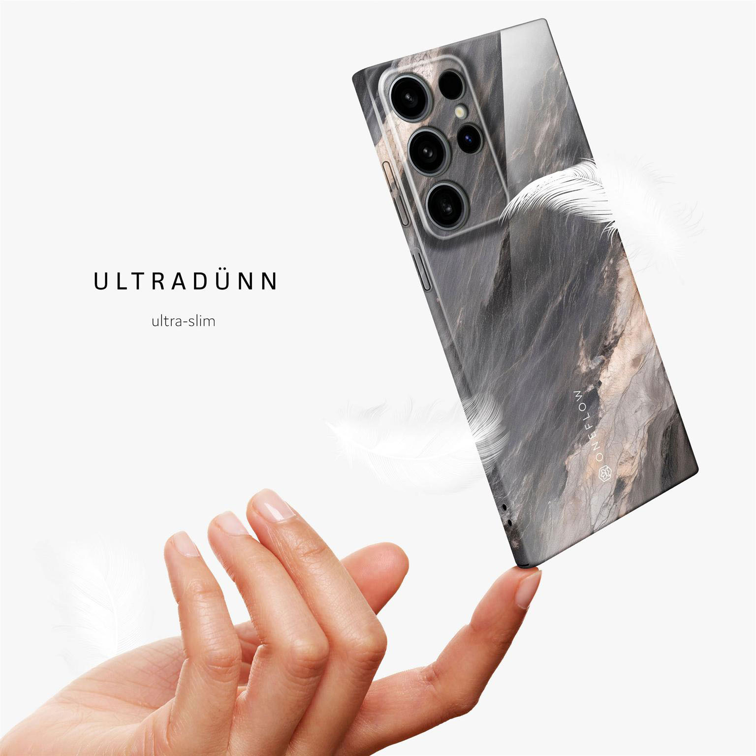 ONEFLOW Bliss Cover Samsung Galaxy S24 Ultra Hülle in Marmor Design – Produktbild 5