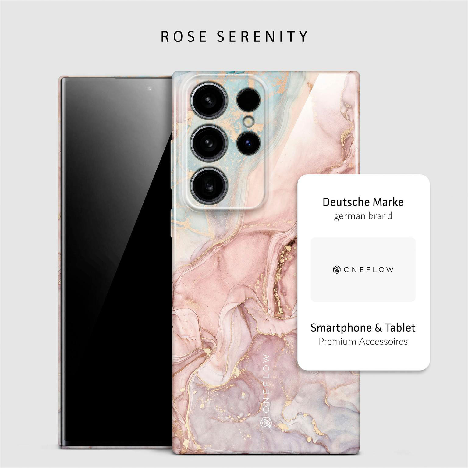 ONEFLOW Bliss Cover Samsung Galaxy S24 Ultra Hülle in Marmor Design – Produktbild 4