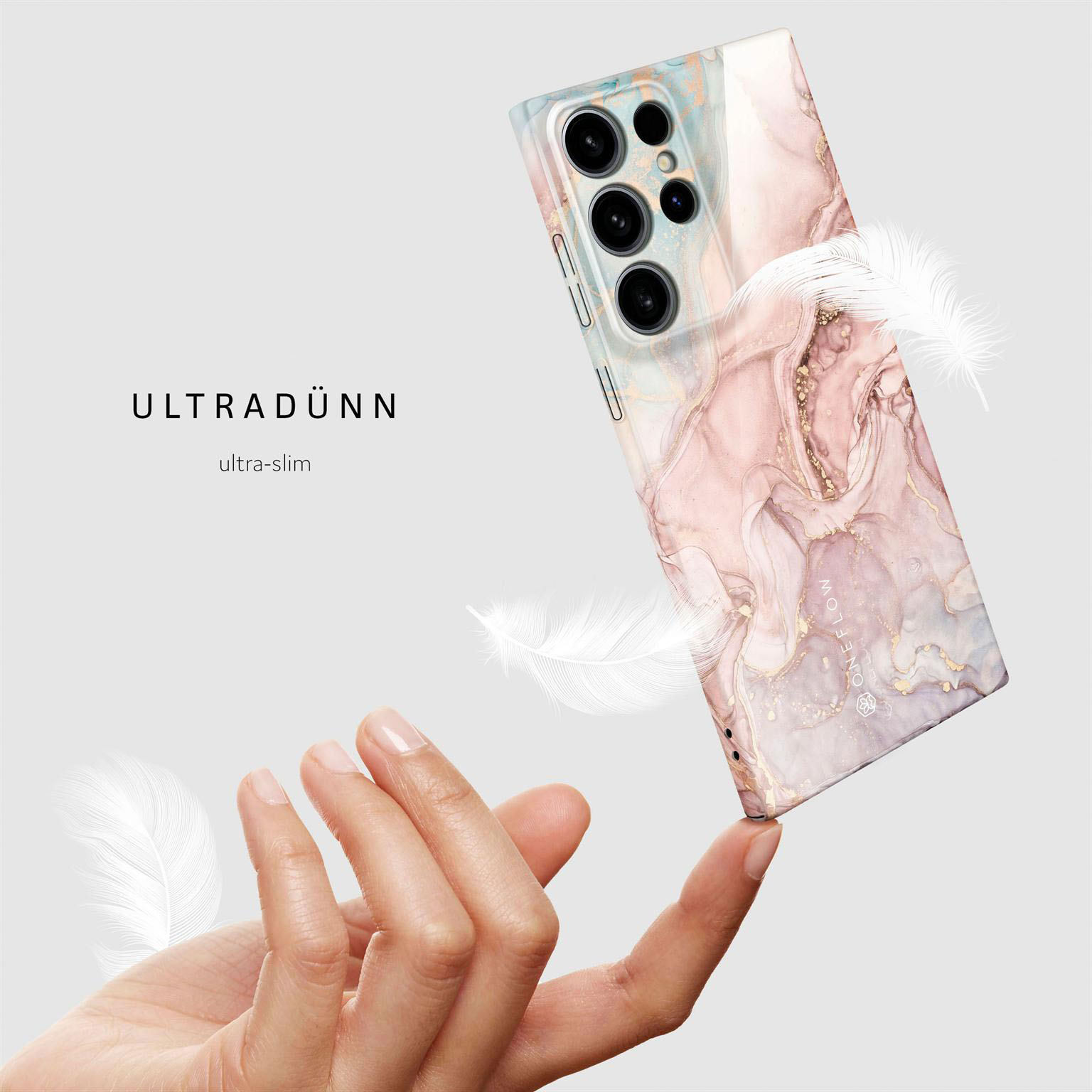 ONEFLOW Bliss Cover Samsung Galaxy S24 Ultra Hülle in Marmor Design – Produktbild 5