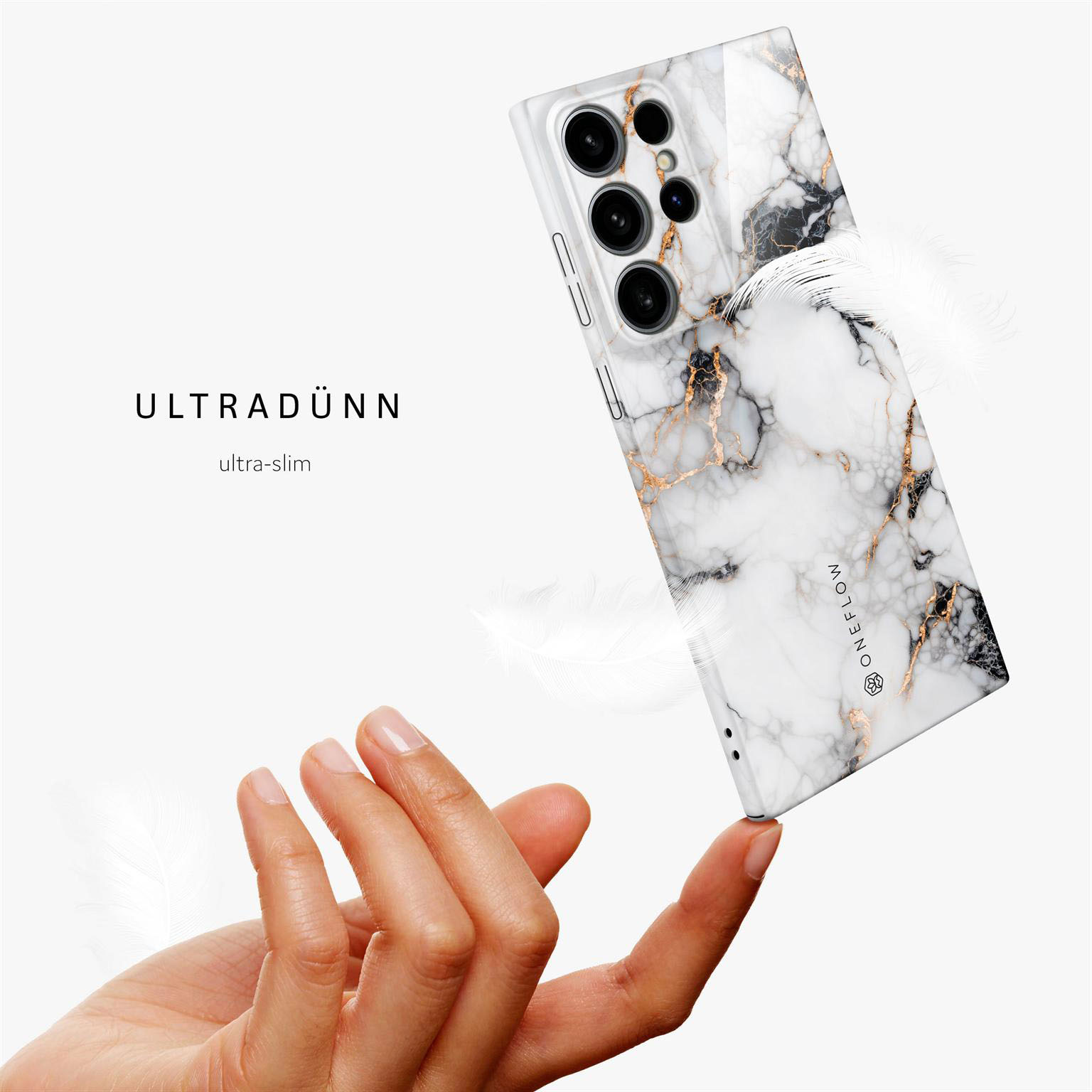 ONEFLOW Bliss Cover Samsung Galaxy S24 Ultra Hülle in Marmor Design – Produktbild 5