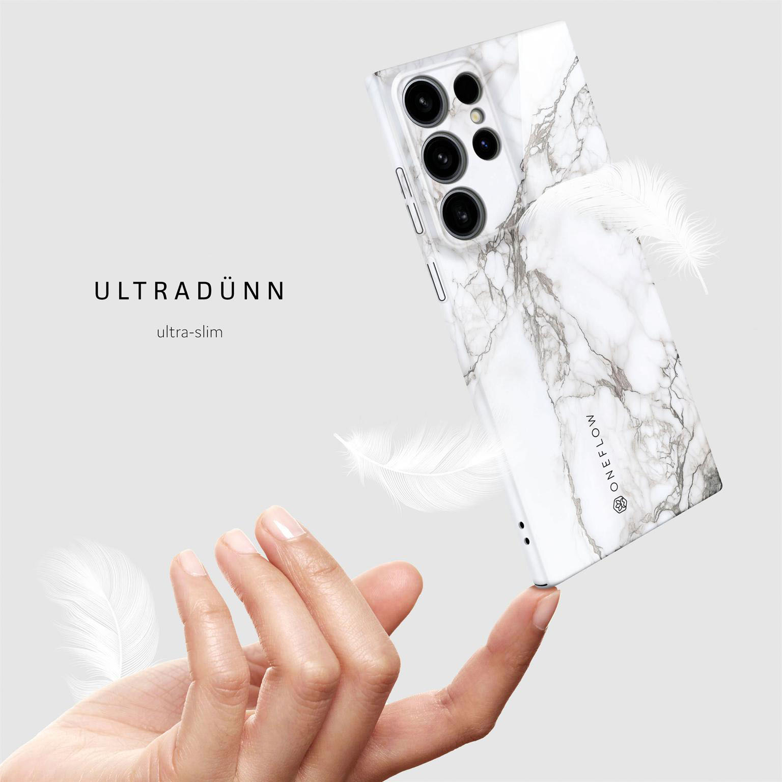 ONEFLOW Bliss Cover Samsung Galaxy S24 Ultra Hülle in Marmor Design – Produktbild 5