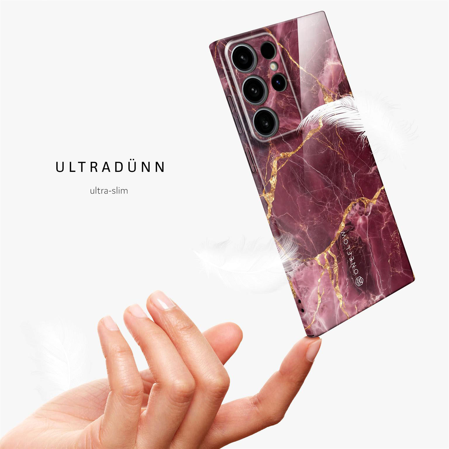 ONEFLOW Bliss Cover Samsung Galaxy S24 Ultra Hülle in Marmor Design – Produktbild 5