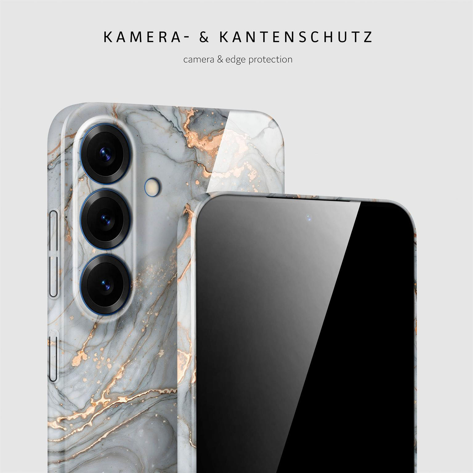 ONEFLOW Bliss Cover Samsung Galaxy S25 Hülle in Marmor Design – Produktbild 2