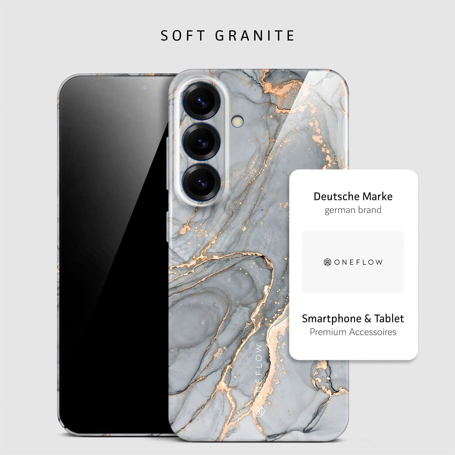ONEFLOW Bliss Cover Samsung Galaxy S25 Hülle in Marmor Design – Produktbild 4