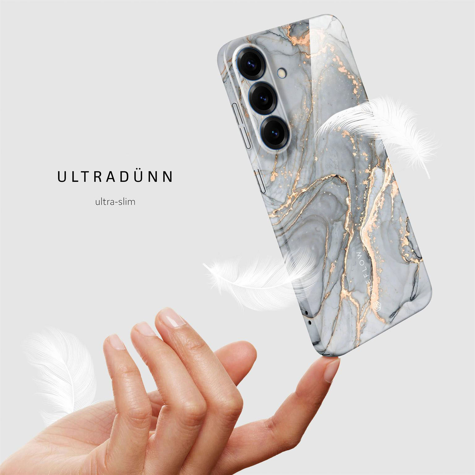 ONEFLOW Bliss Cover Samsung Galaxy S25 Hülle in Marmor Design – Produktbild 5