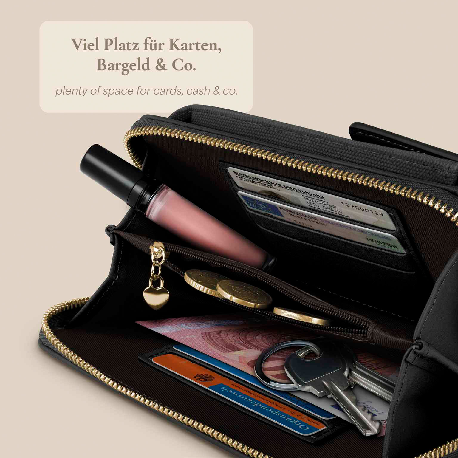 ONEFLOW Bliss Purse Honor Magic8 Pro Handytasche mit Geldbörse – Produktbild 3