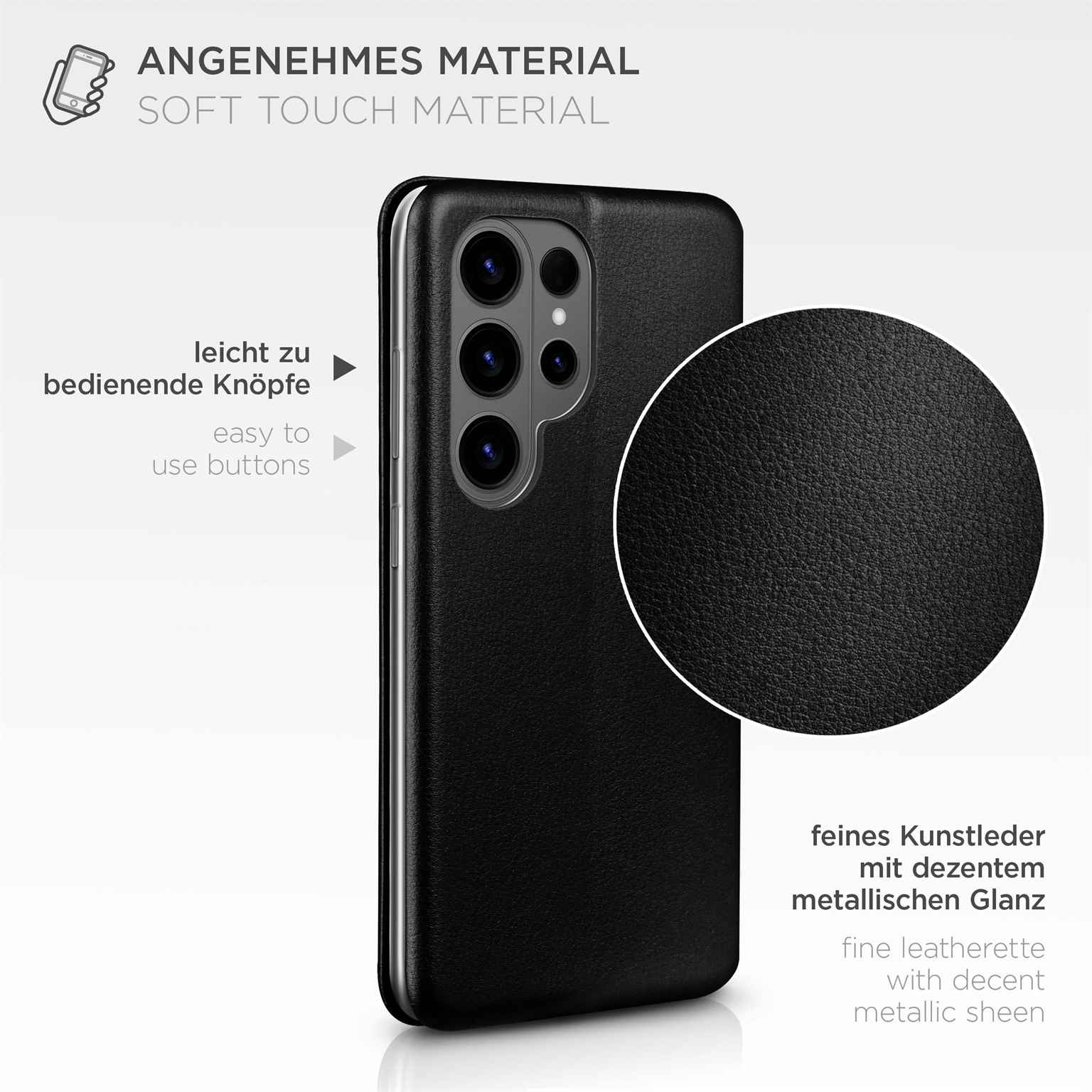 ONEFLOW Business Case Samsung Galaxy S26 Ultra Handytasche mit Kartenfach – Weiteres Produktbild 5