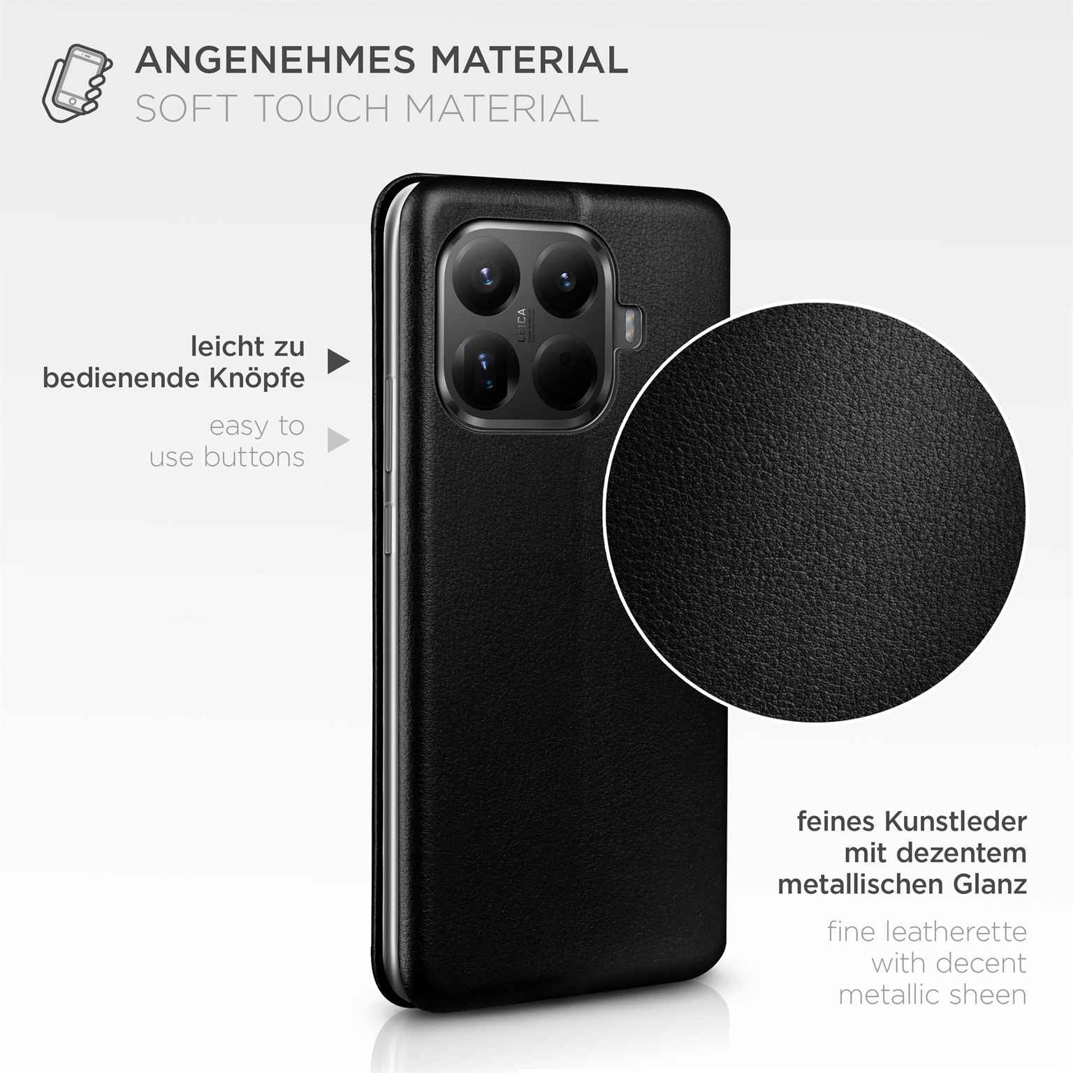 ONEFLOW Business Case Xiaomi 15T Pro Handytasche mit Kartenfach – Produktbild 5
