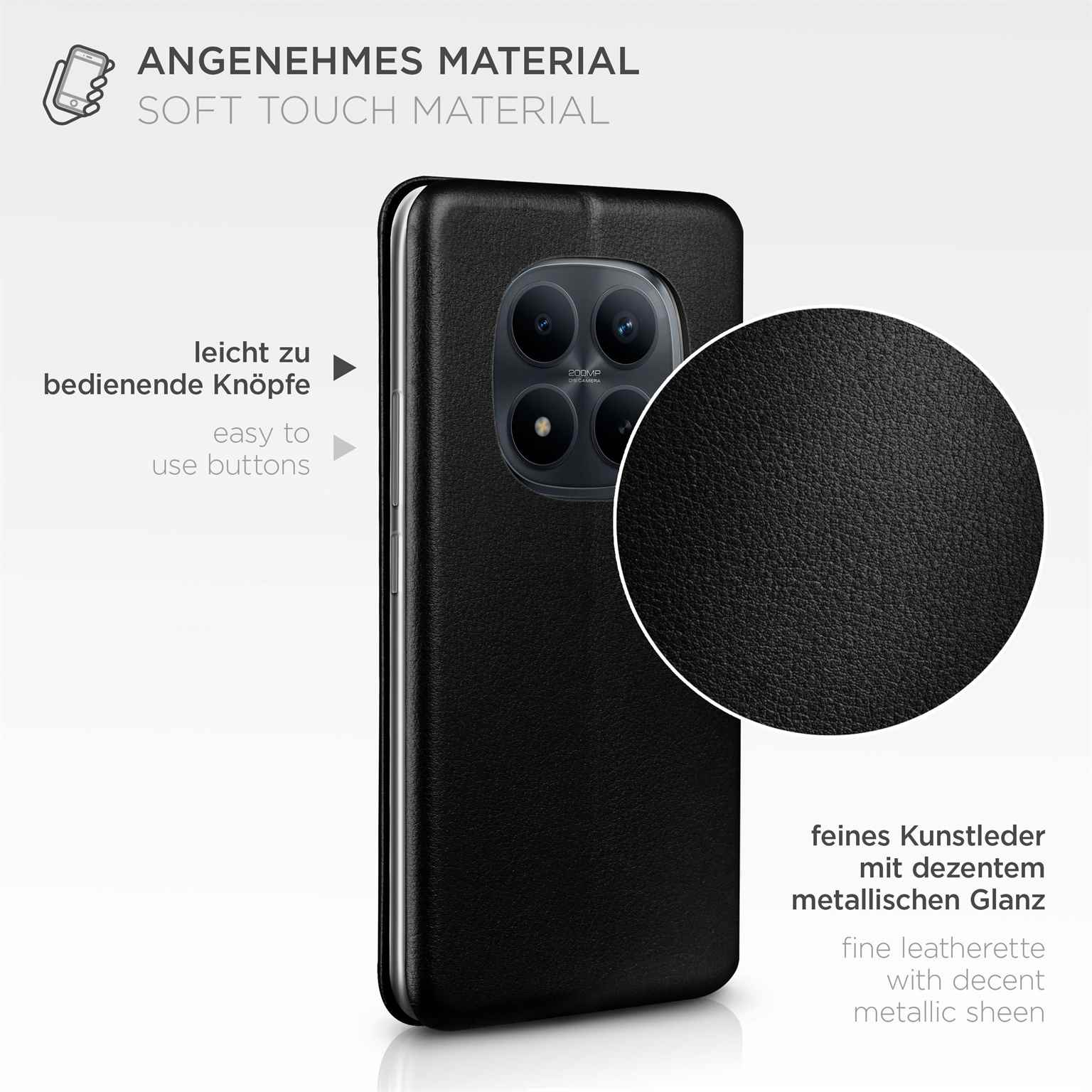 ONEFLOW Business Case Redmi Note 15 Pro+ 5G Handytasche mit Kartenfach – Weiteres Produktbild 5