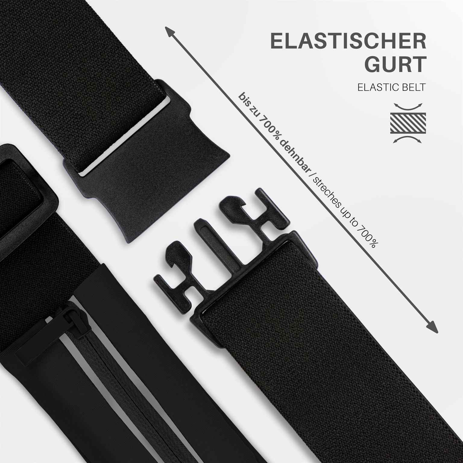 moex Easy Bag iPhone 17 Pro Max Laufgürtel zum Joggen – Produktbild 5