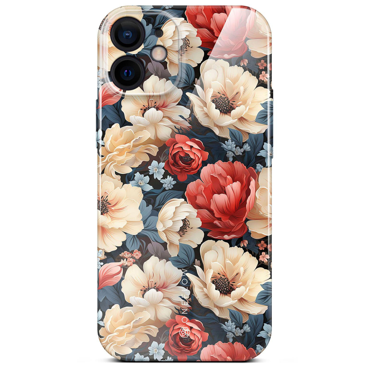 ONEFLOW Flower Cover iPhone 12 Hülle mit Blumen Design – Produktbild 1
