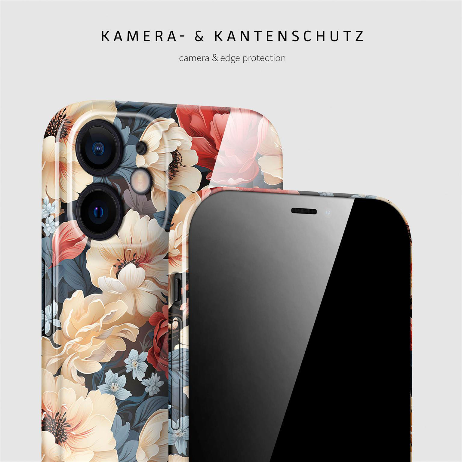 ONEFLOW Flower Cover iPhone 12 Hülle mit Blumen Design – Produktbild 2