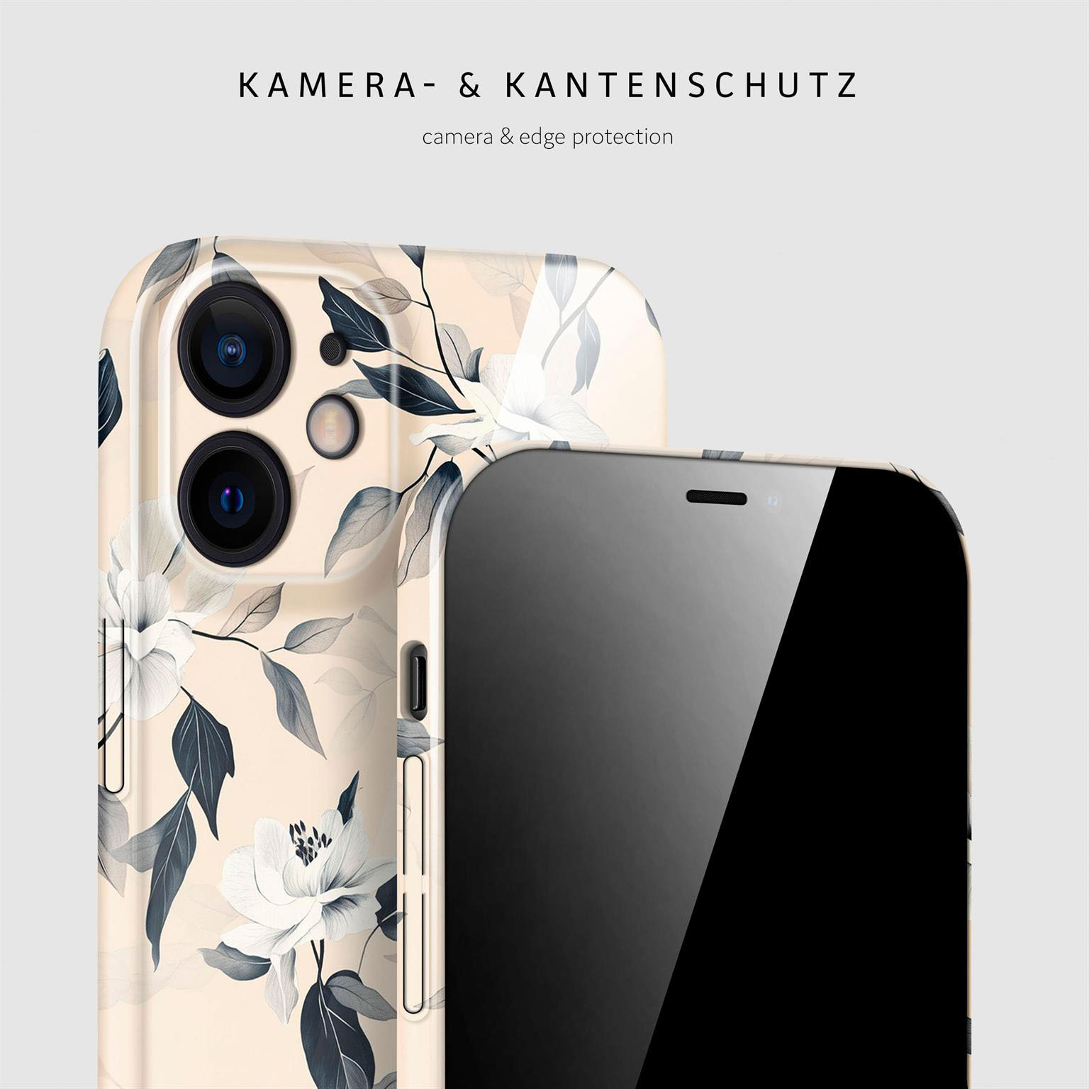 ONEFLOW Flower Cover iPhone 12 Hülle mit Blumen Design – Produktbild 2